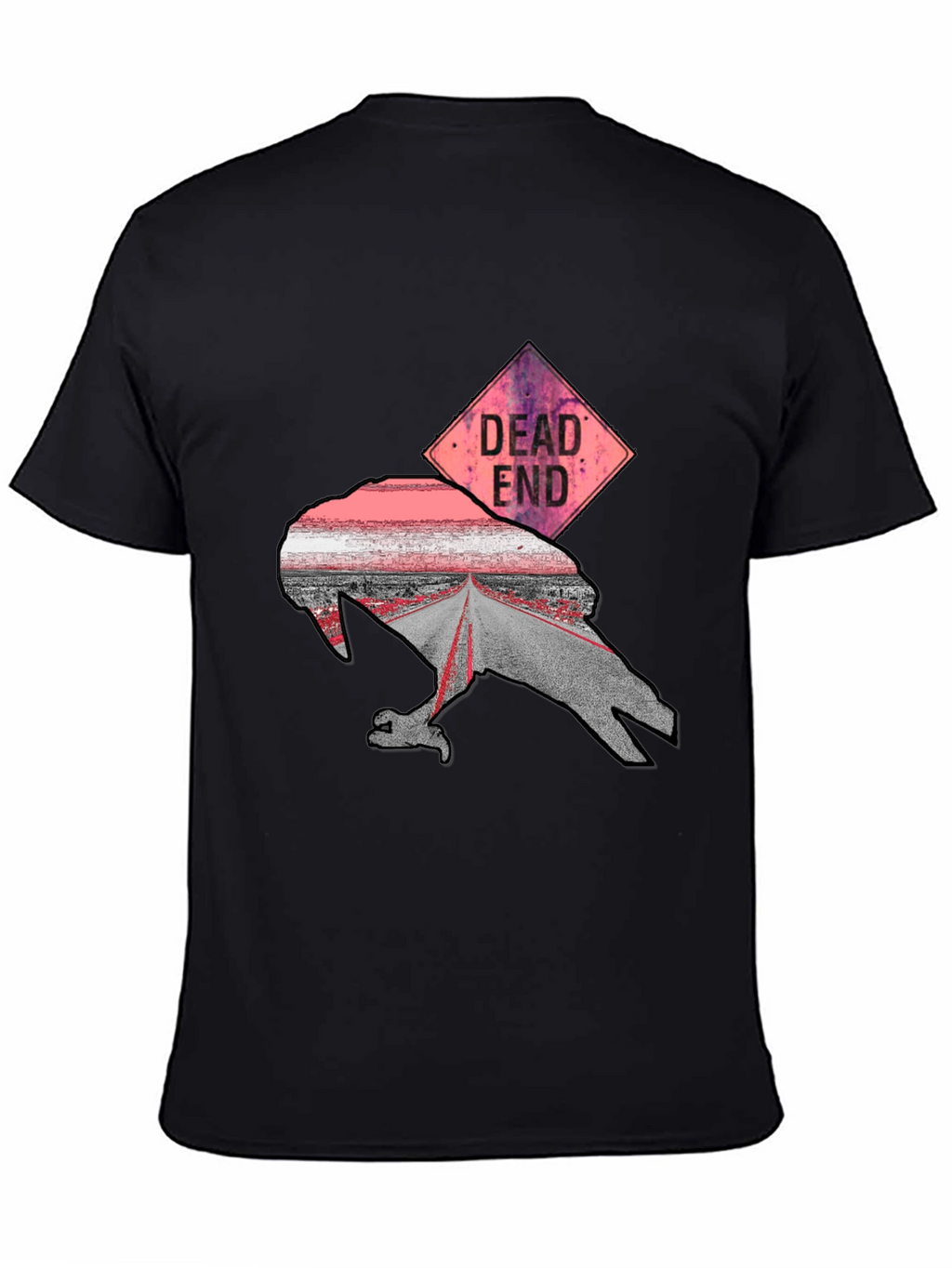 Dead End Crow Graphic T-Shirt