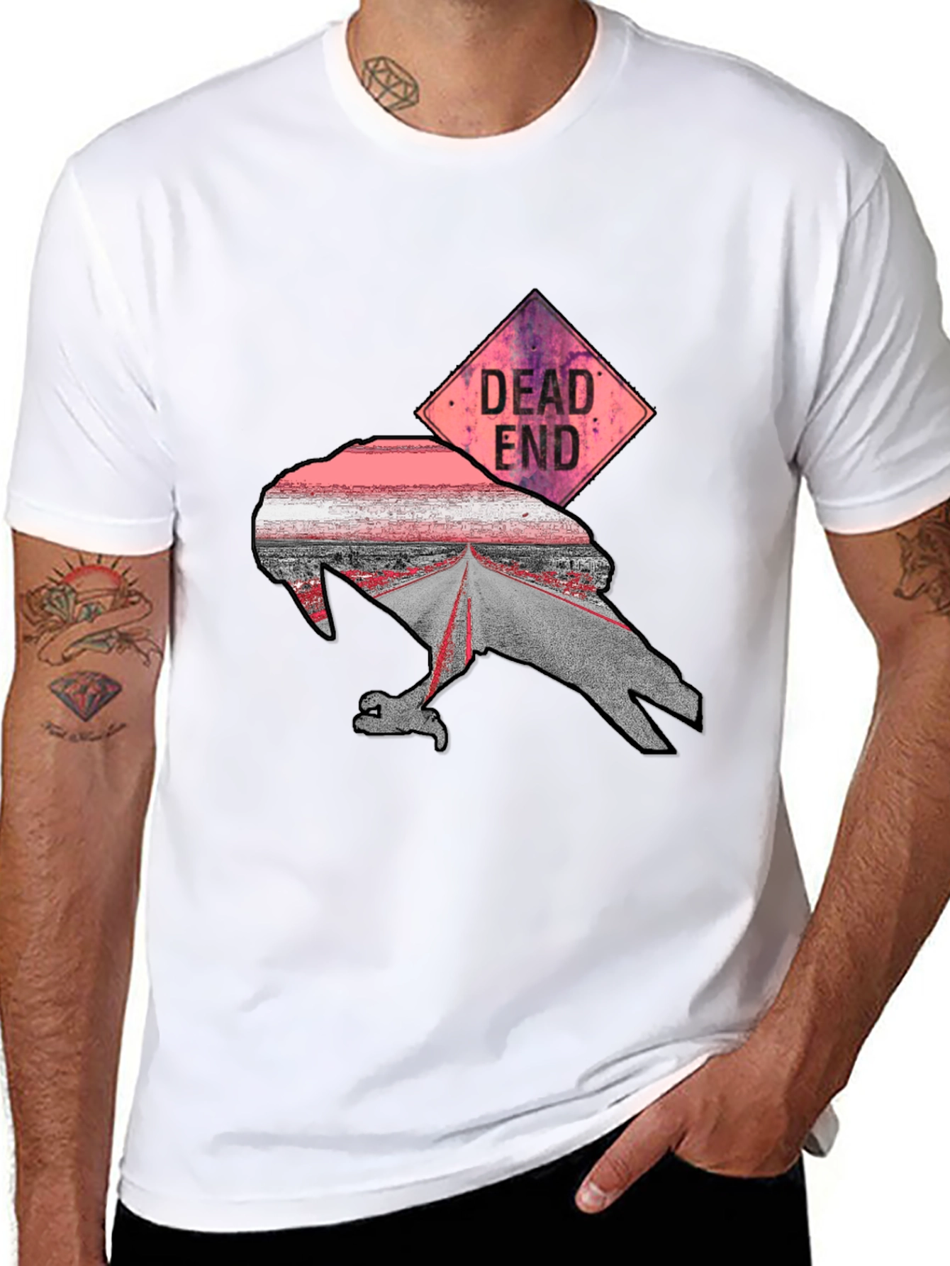 Dead End Crow Graphic T-Shirt