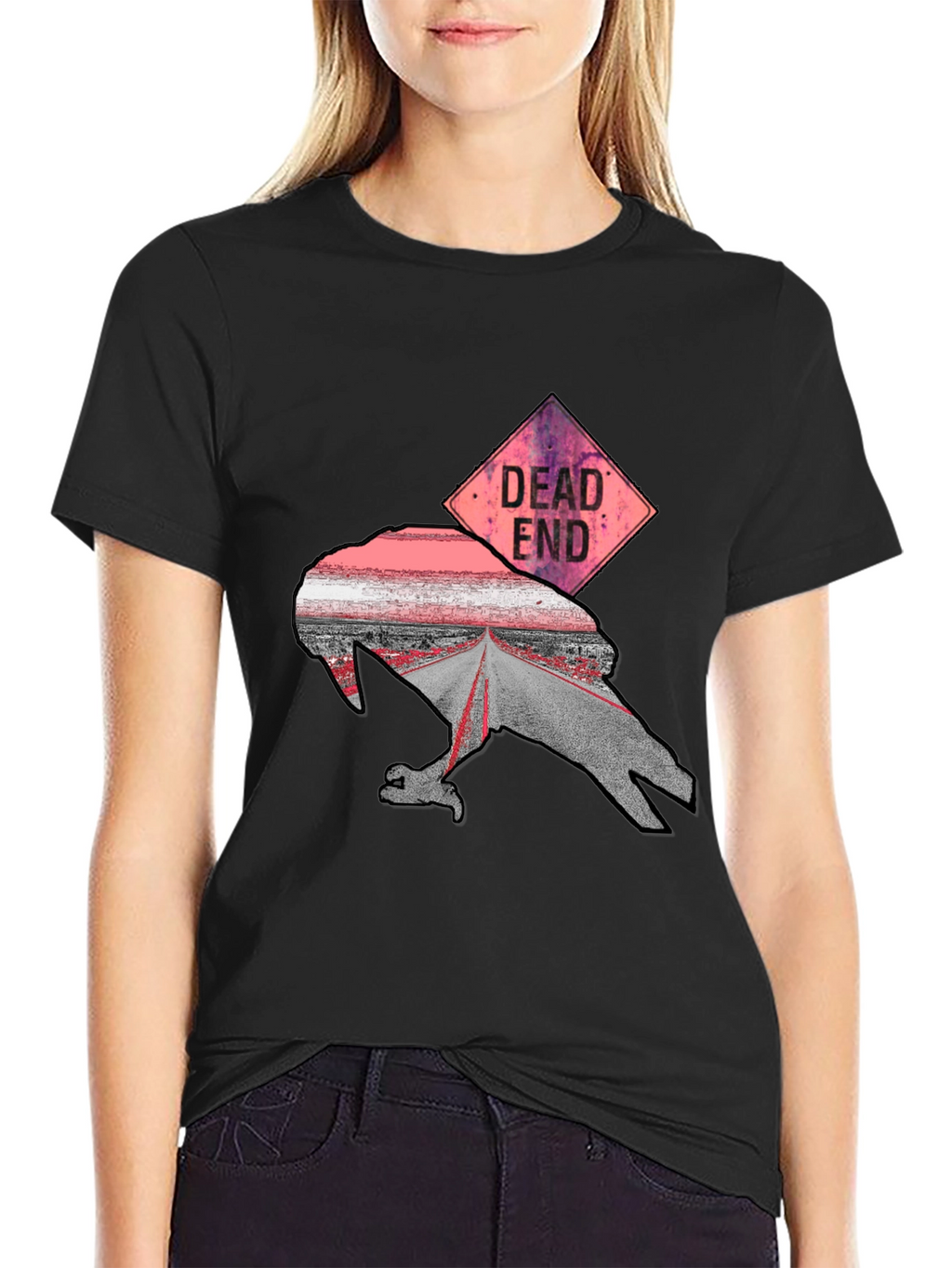 Dead End Crow Graphic T-Shirt