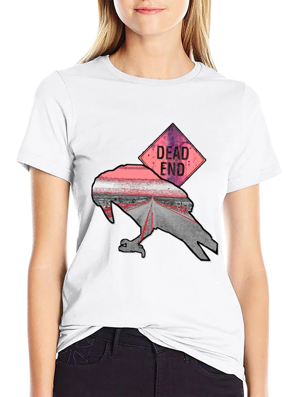 Dead End Crow Graphic T-Shirt