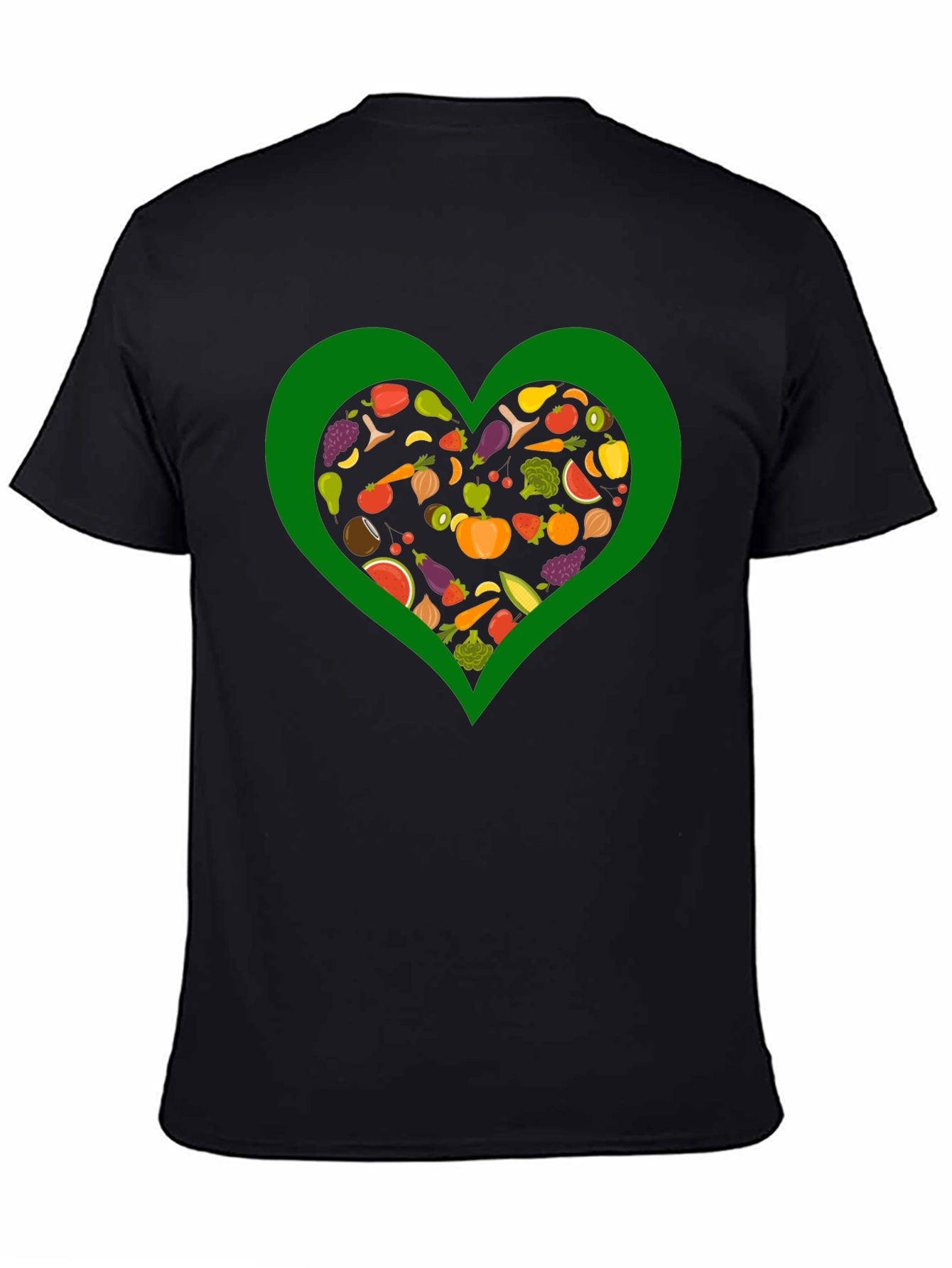 Vegan Heart T-Shirt - Love Vegetables!