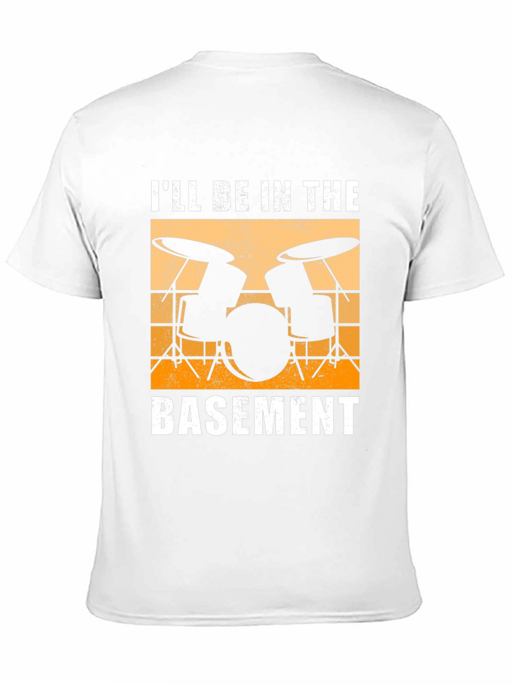 Ill Be In The Basement Drum Set T-Shirt