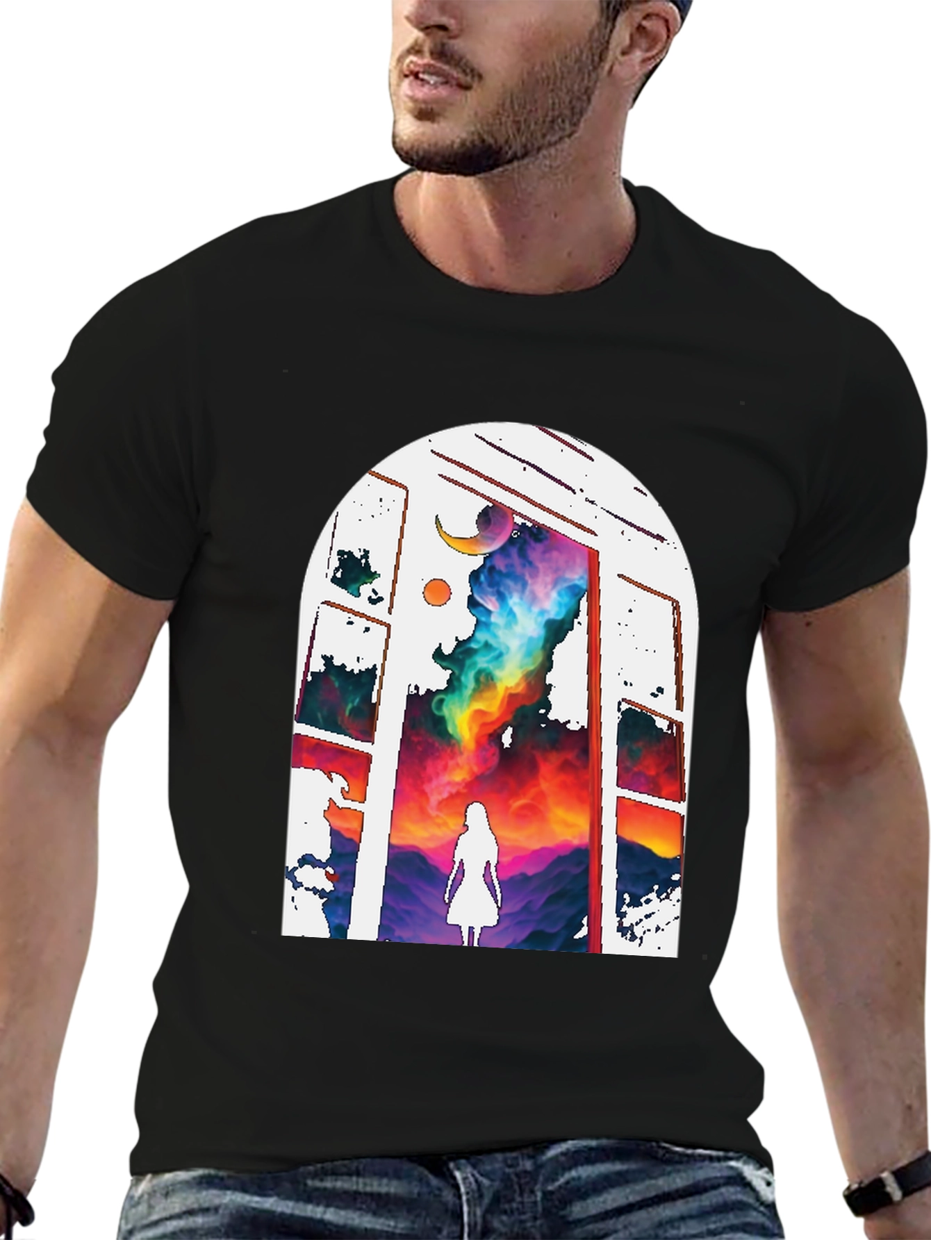 Mystic Window Graphic Tee - Dreamscape T-Shirt