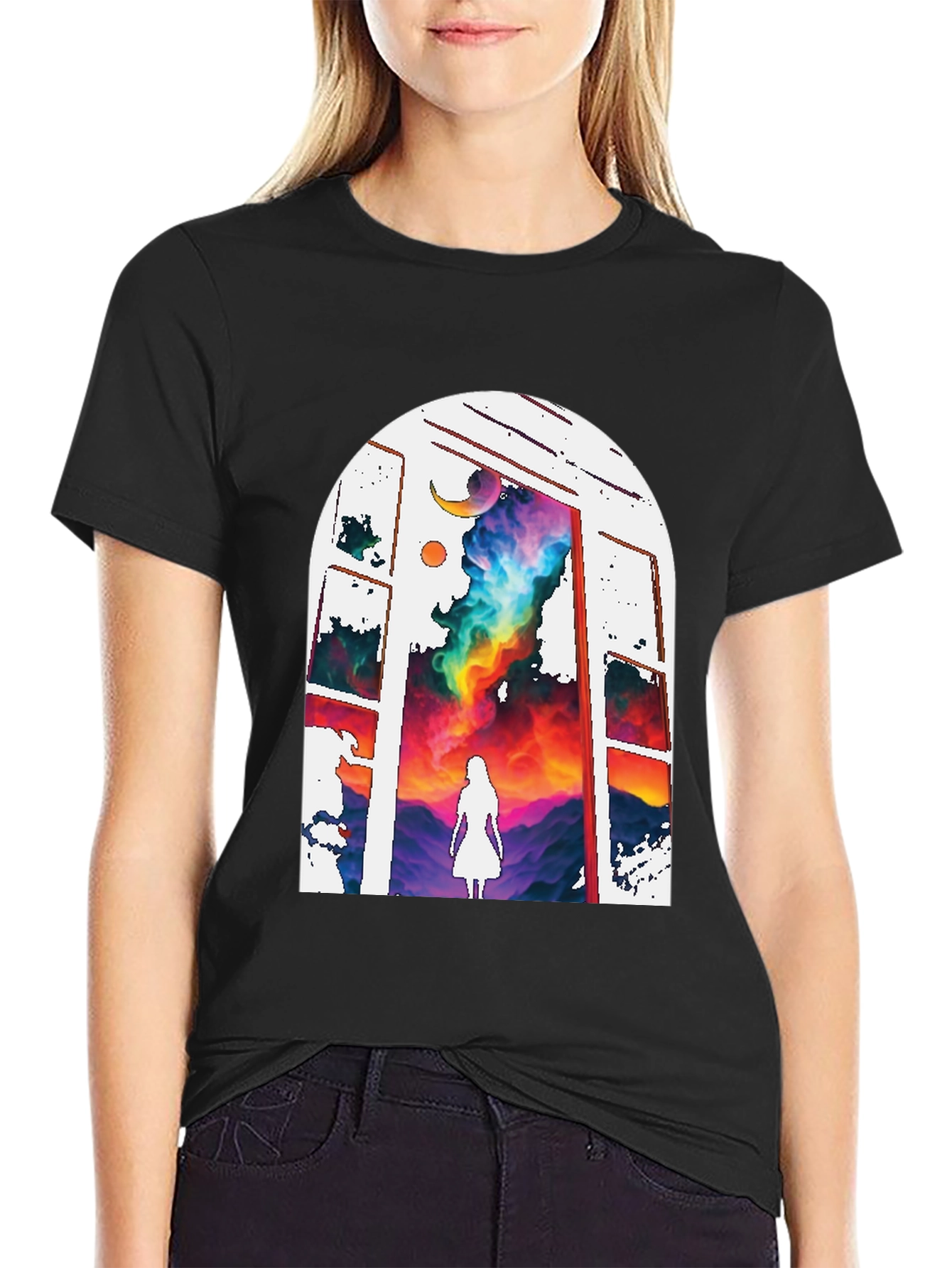 Mystic Window Graphic Tee - Dreamscape T-Shirt