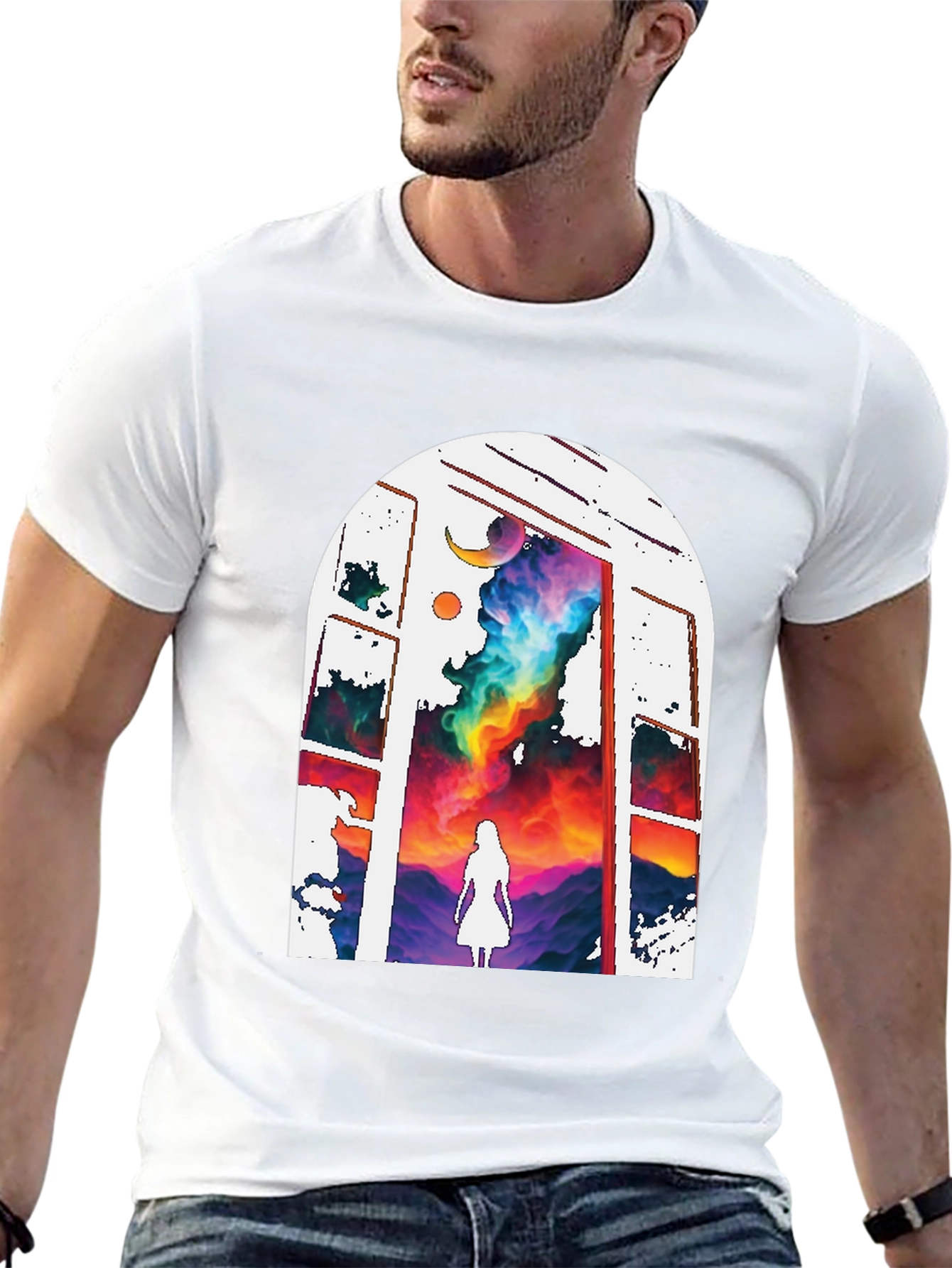 Mystic Window Graphic Tee - Dreamscape T-Shirt