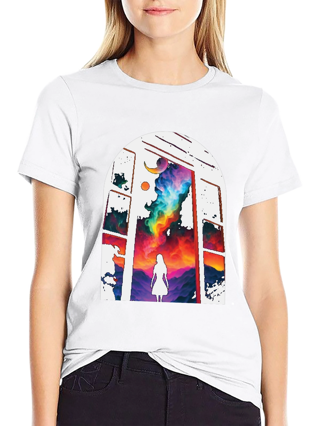 Mystic Window Graphic Tee - Dreamscape T-Shirt