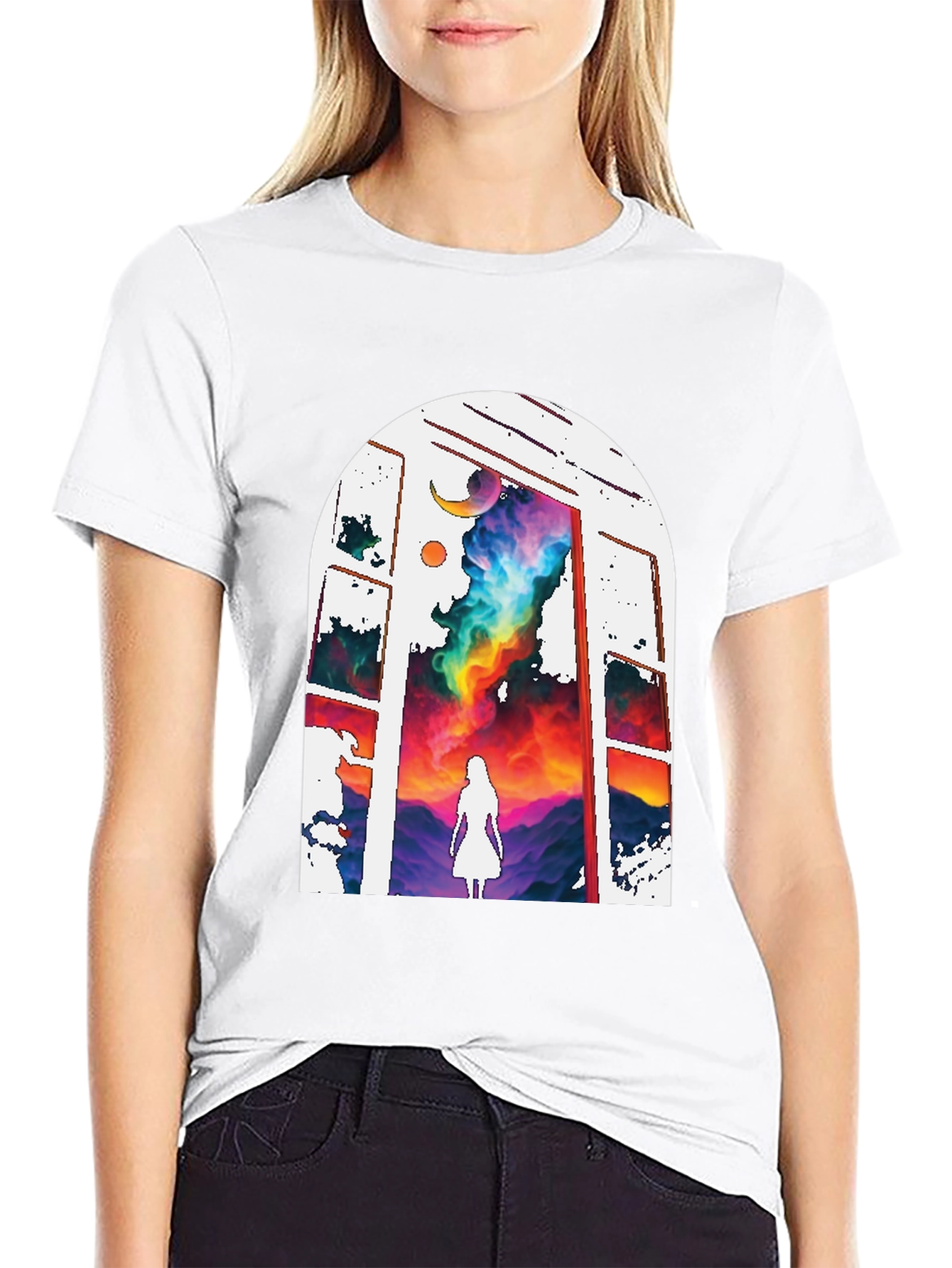 Mystic Window Graphic Tee - Dreamscape T-Shirt