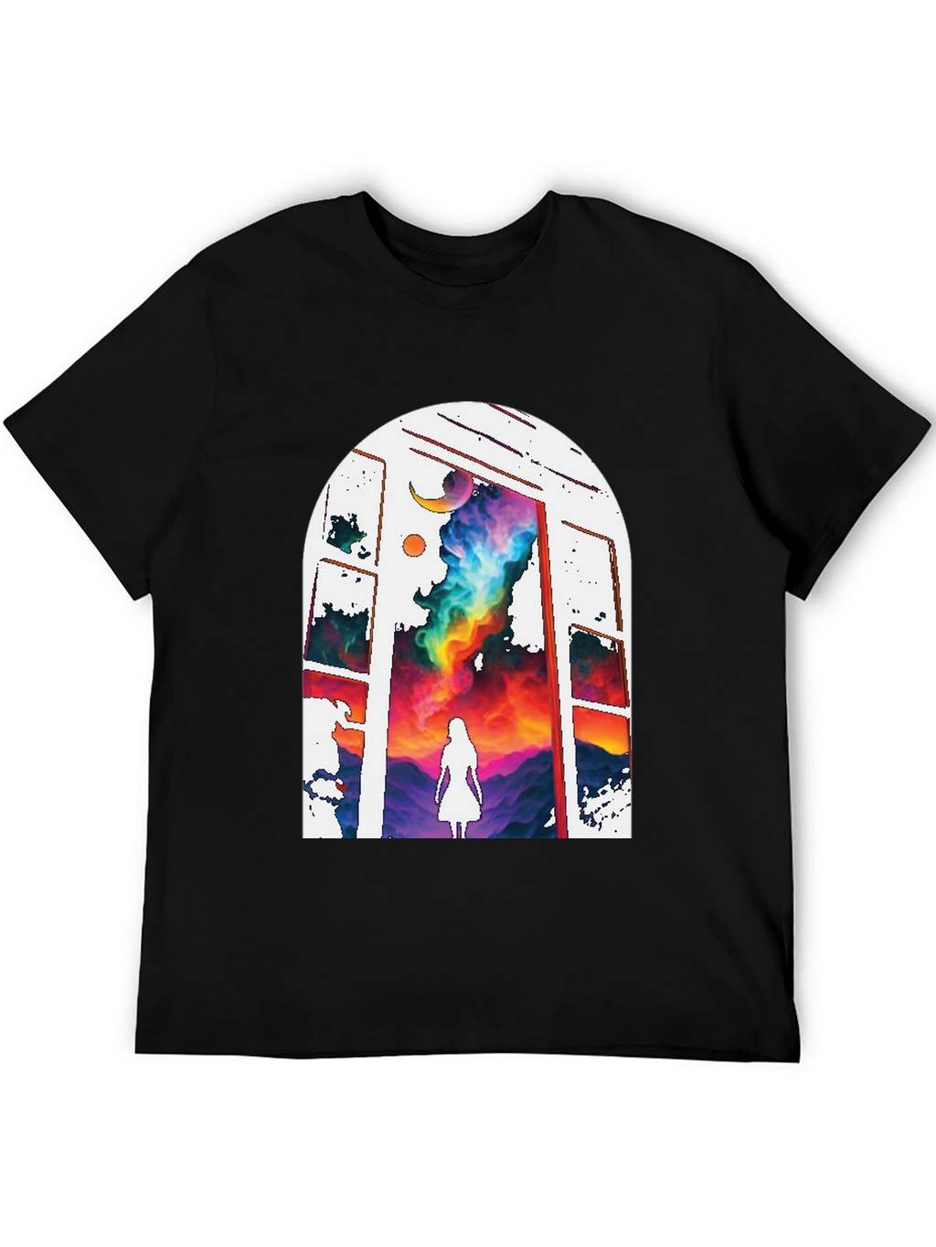 Mystic Window Graphic Tee - Dreamscape T-Shirt
