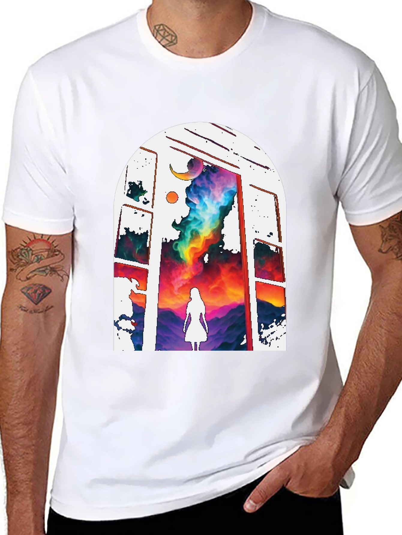 Mystic Window Graphic Tee - Dreamscape T-Shirt