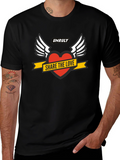 Unruly Share the Love Graphic Black T-Shirt