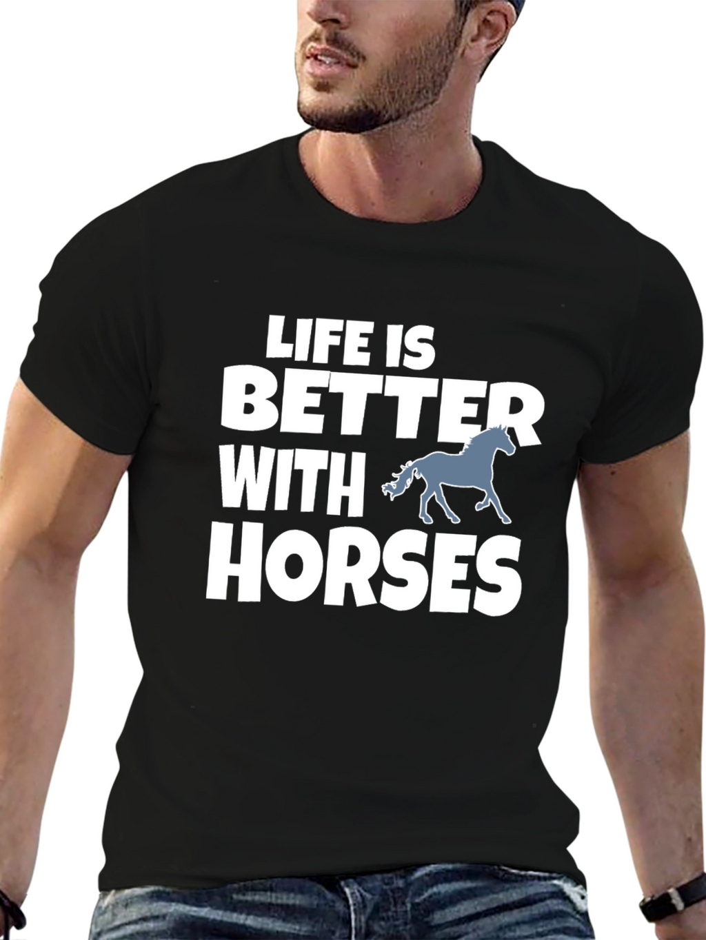 Life is Better with Horses Graphic Tee