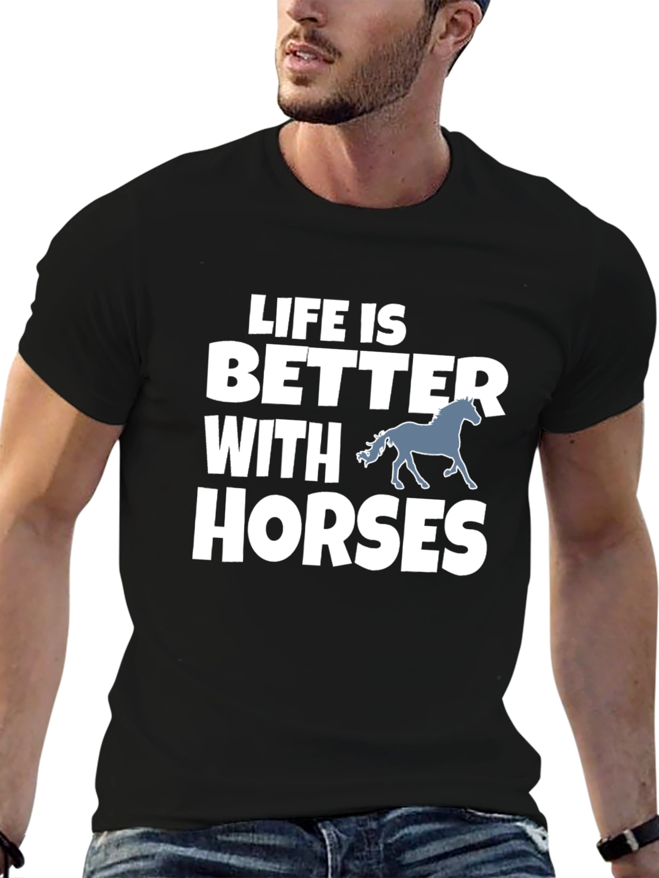 Life is Better with Horses Graphic Tee