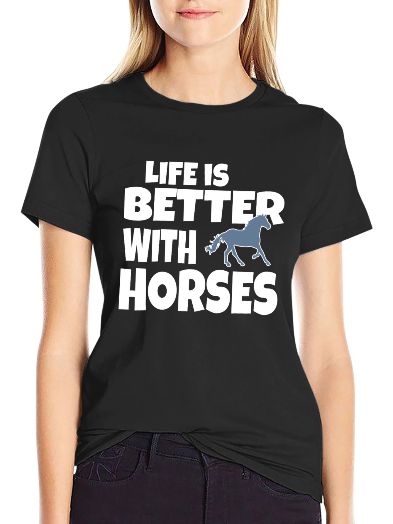Life is Better with Horses Graphic Tee