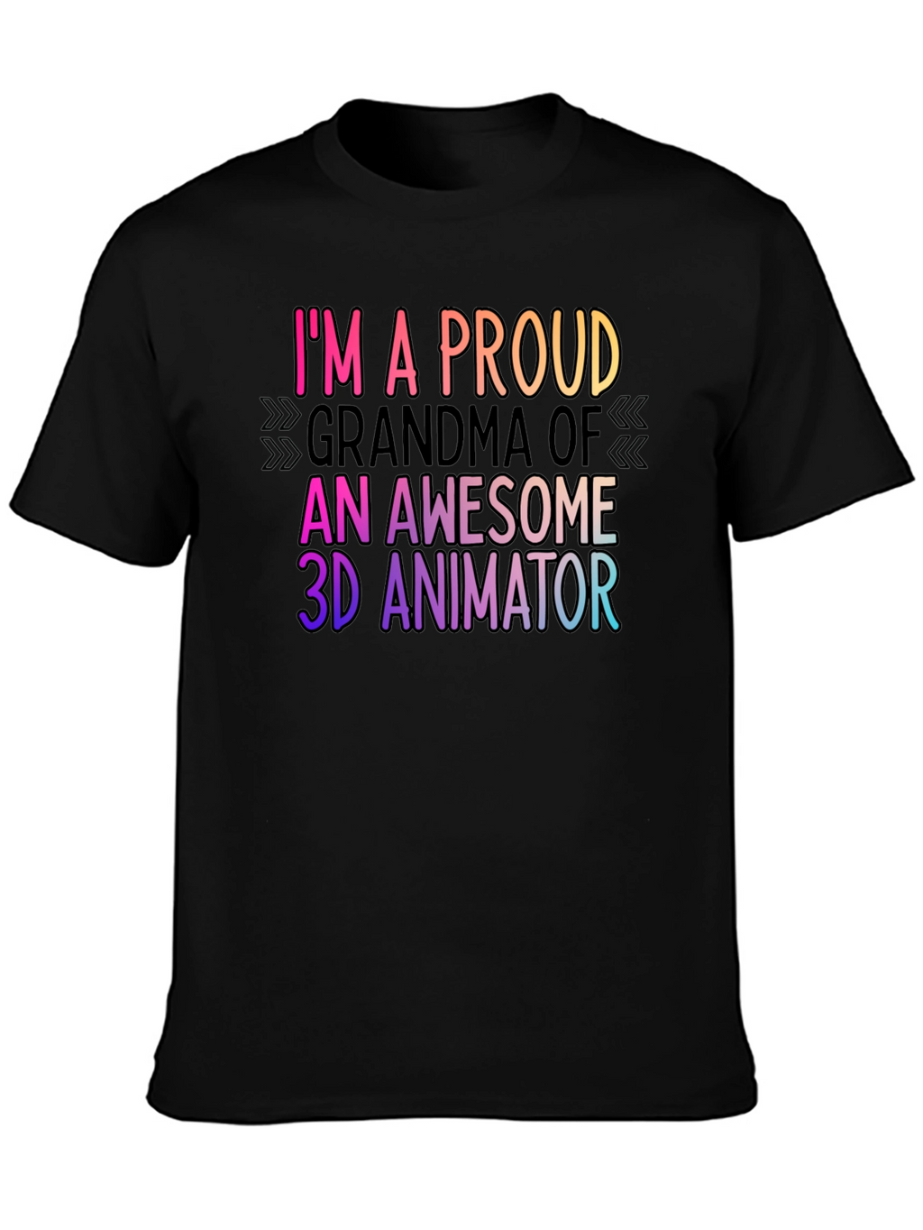 Proud Grandma 3D Animator T-Shirt