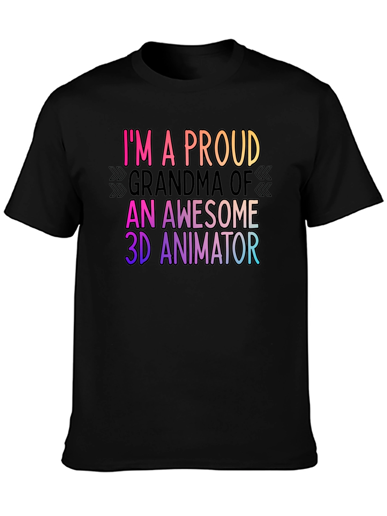 Proud Grandma 3D Animator T-Shirt