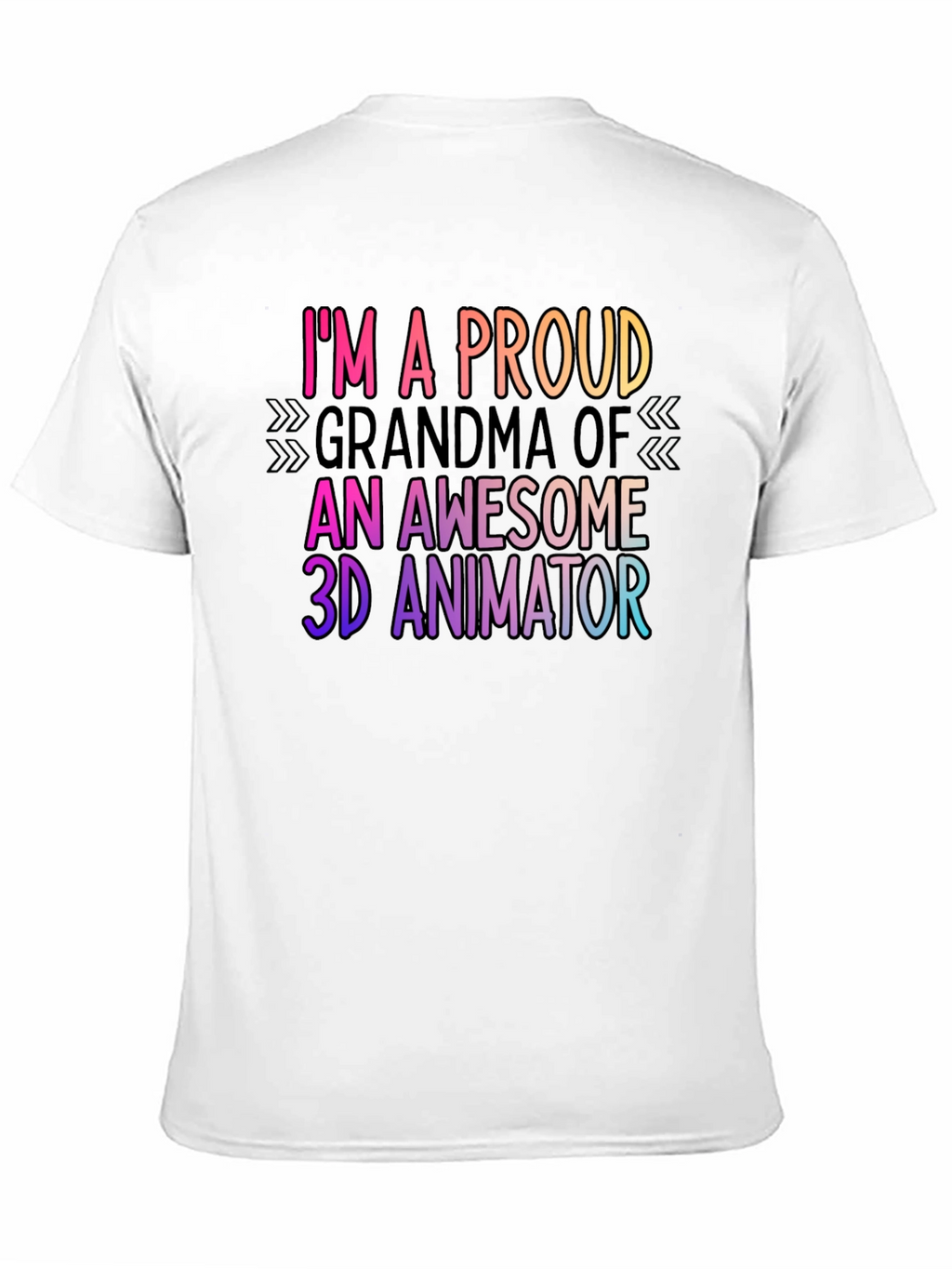 Proud Grandma 3D Animator T-Shirt