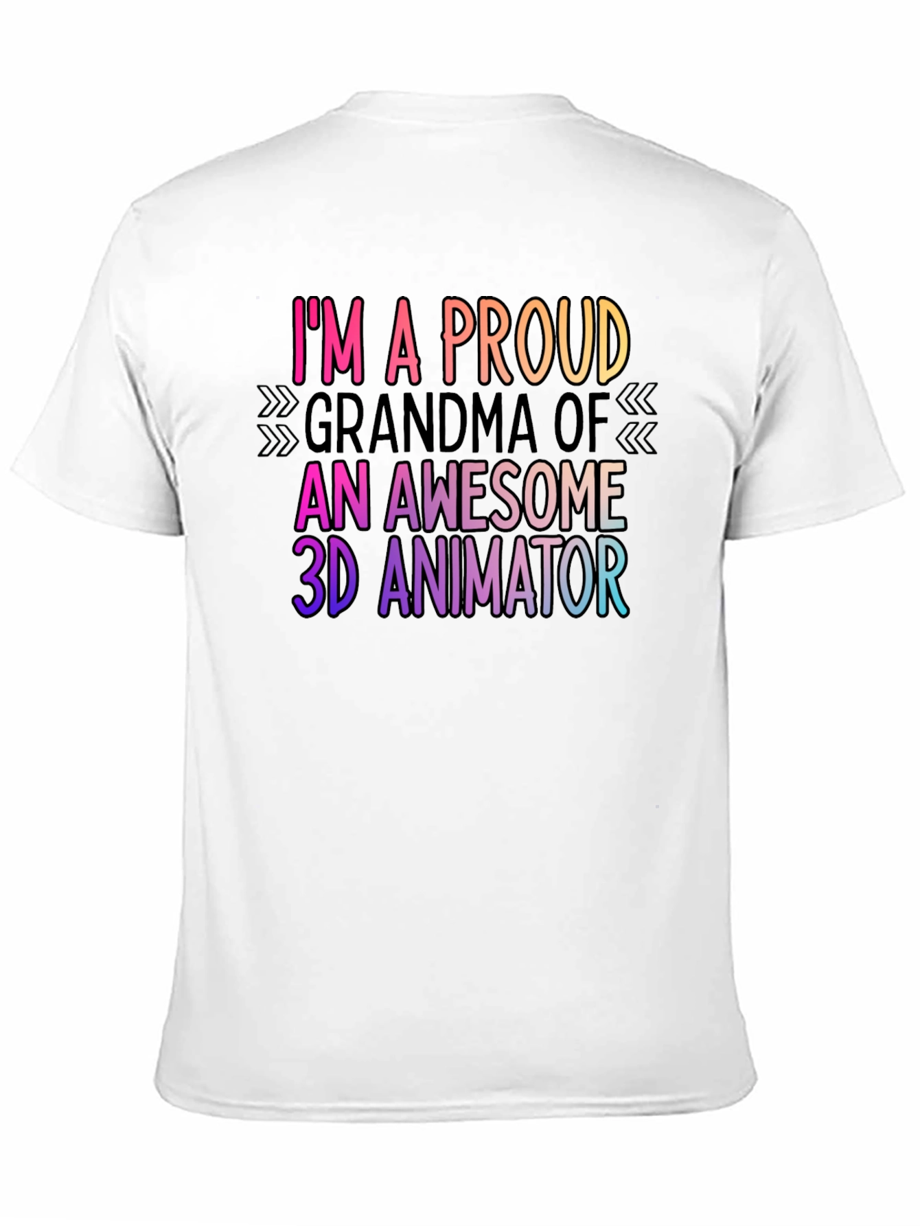 Proud Grandma 3D Animator T-Shirt