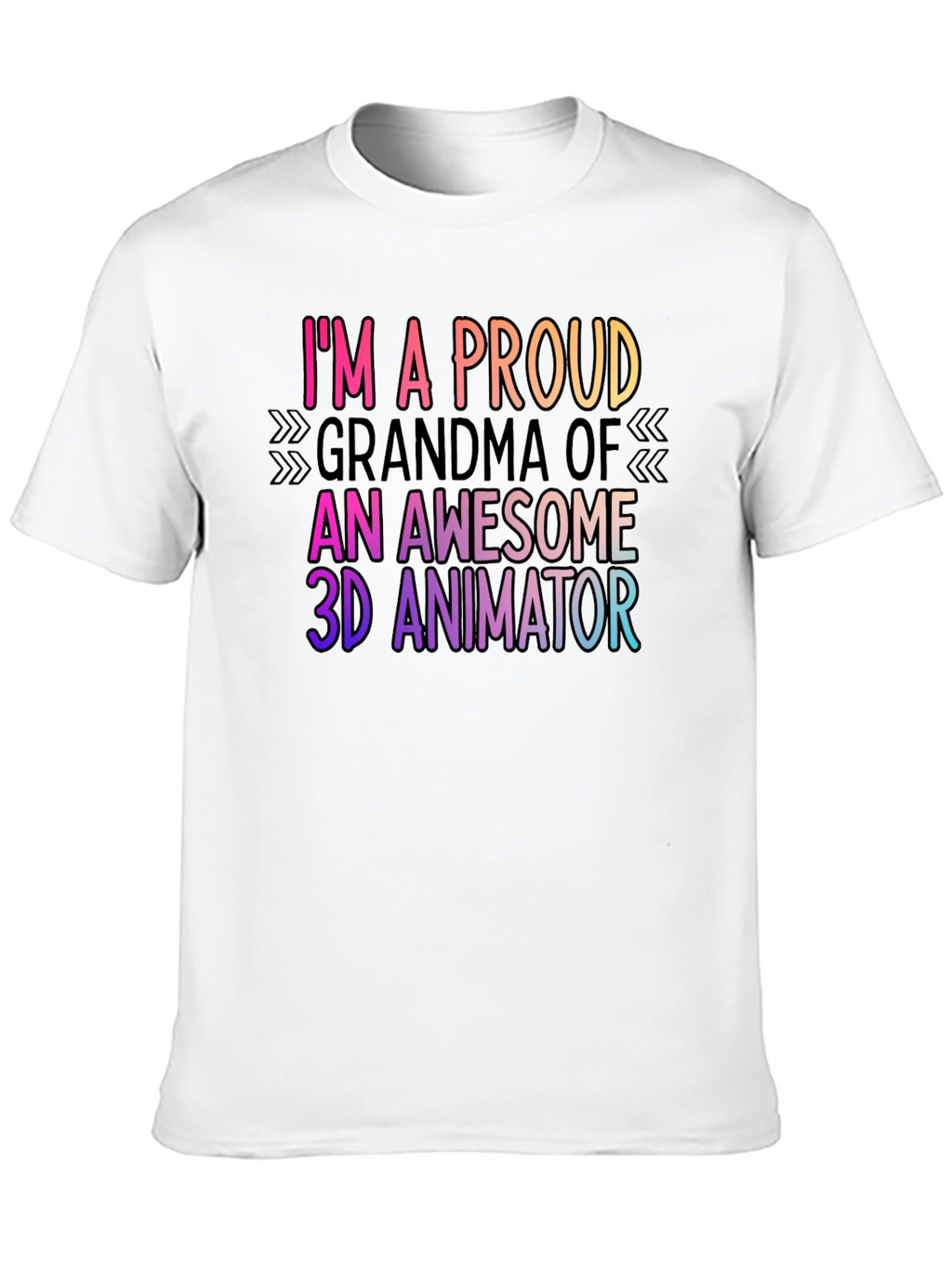 Proud Grandma 3D Animator T-Shirt