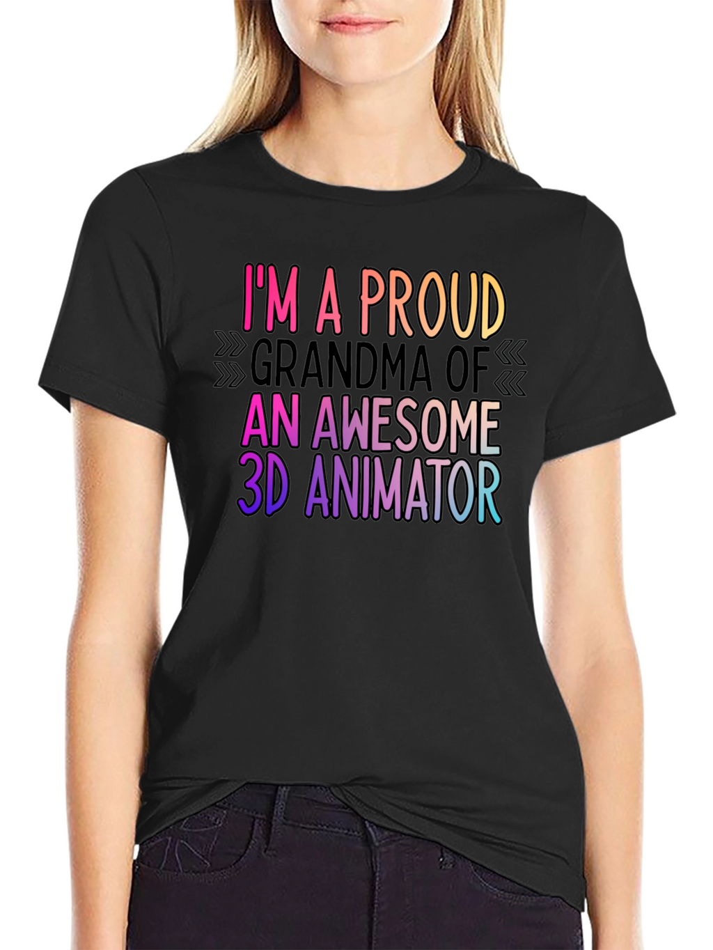 Proud Grandma 3D Animator T-Shirt