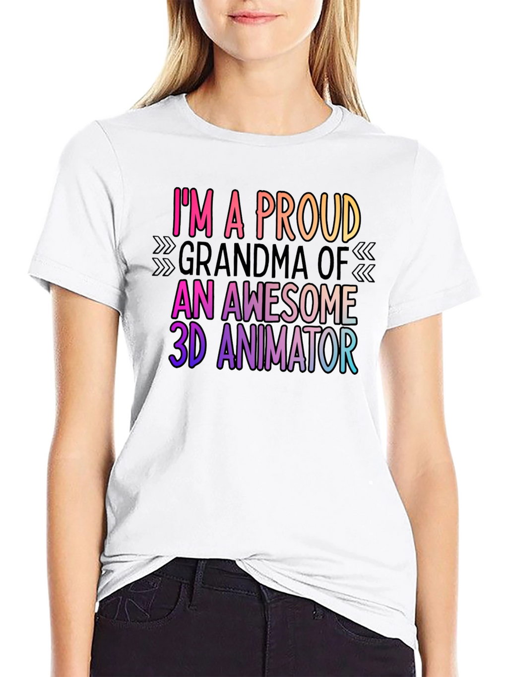 Proud Grandma 3D Animator T-Shirt