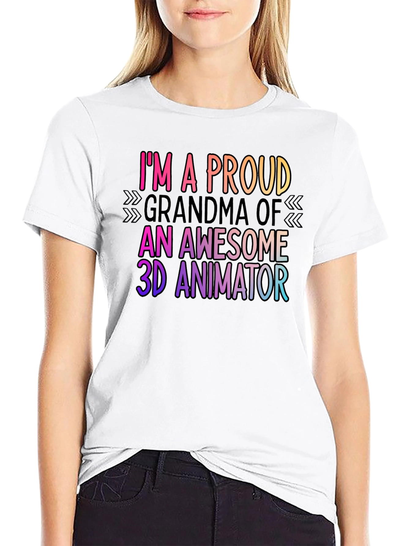 Proud Grandma 3D Animator T-Shirt