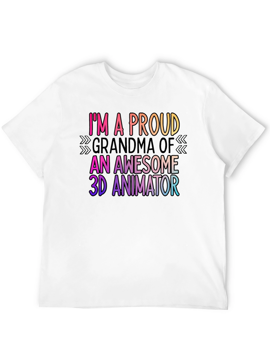 Proud Grandma 3D Animator T-Shirt