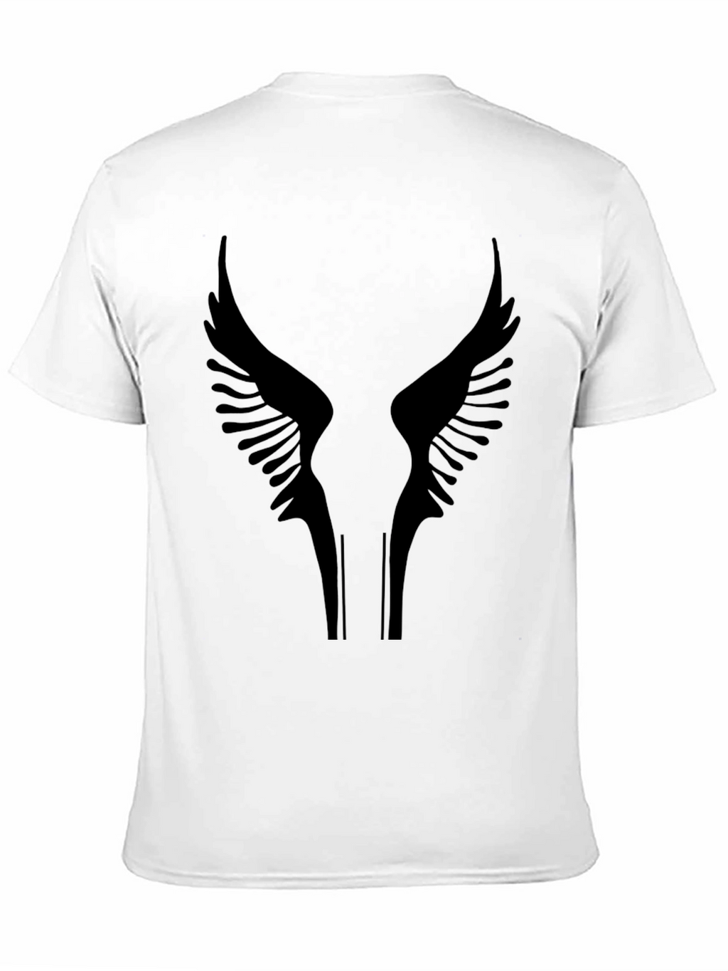 Black Wings Graphic Tee - Stylish Mens T-Shirt