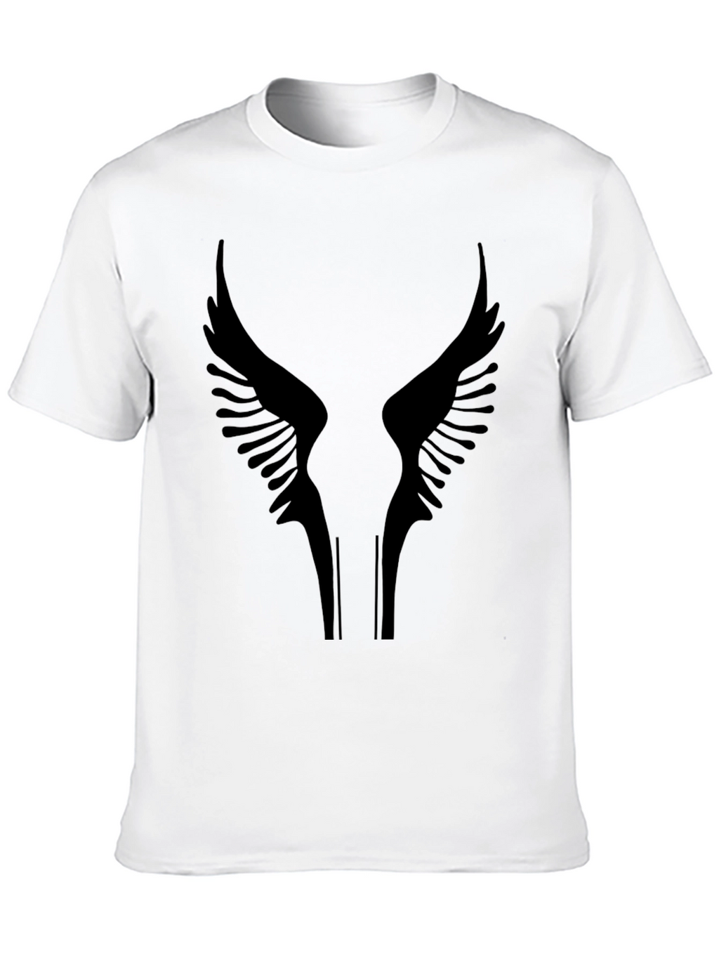 Black Wings Graphic Tee - Stylish Mens T-Shirt