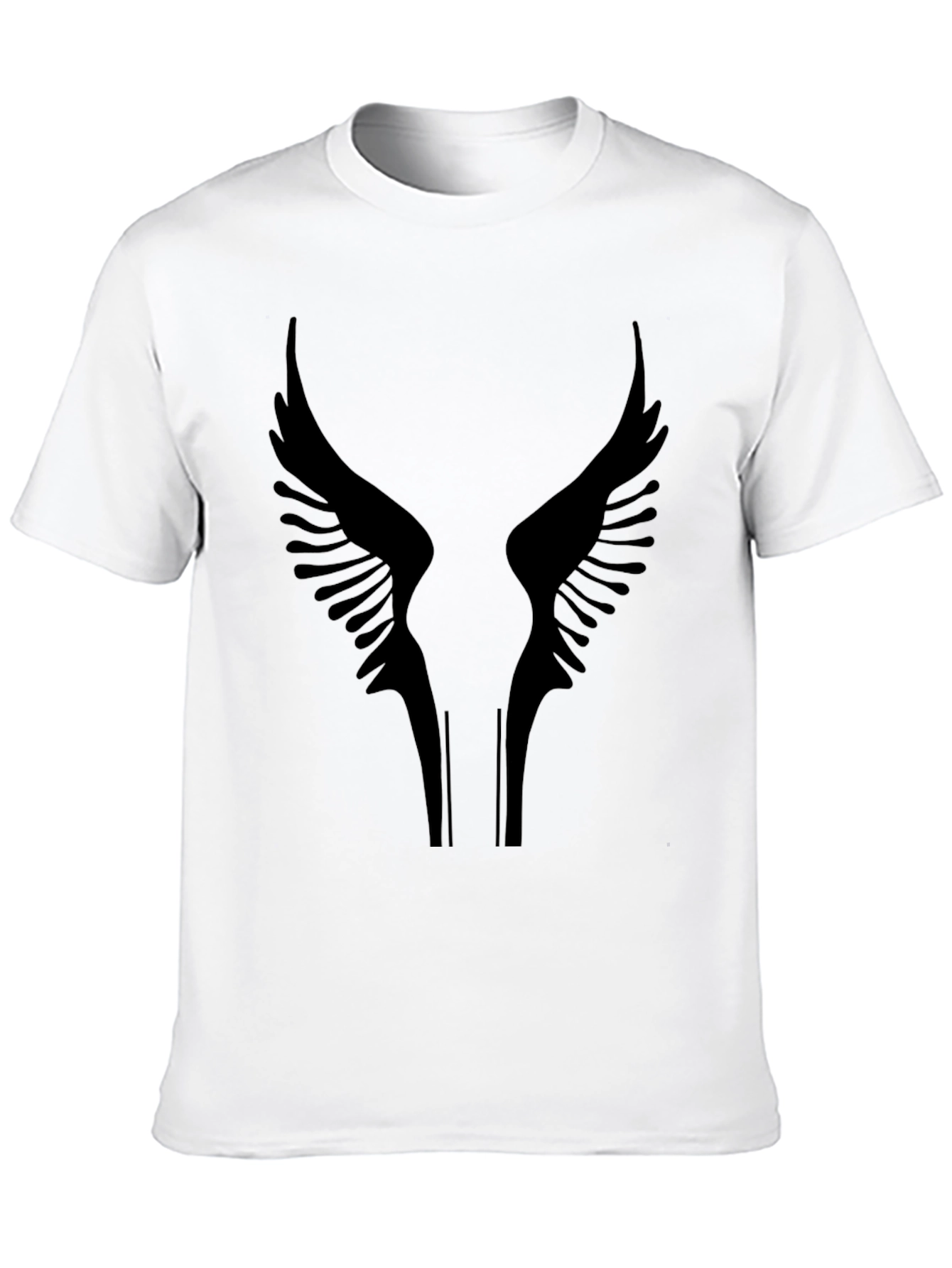 Black Wings Graphic Tee - Stylish Mens T-Shirt