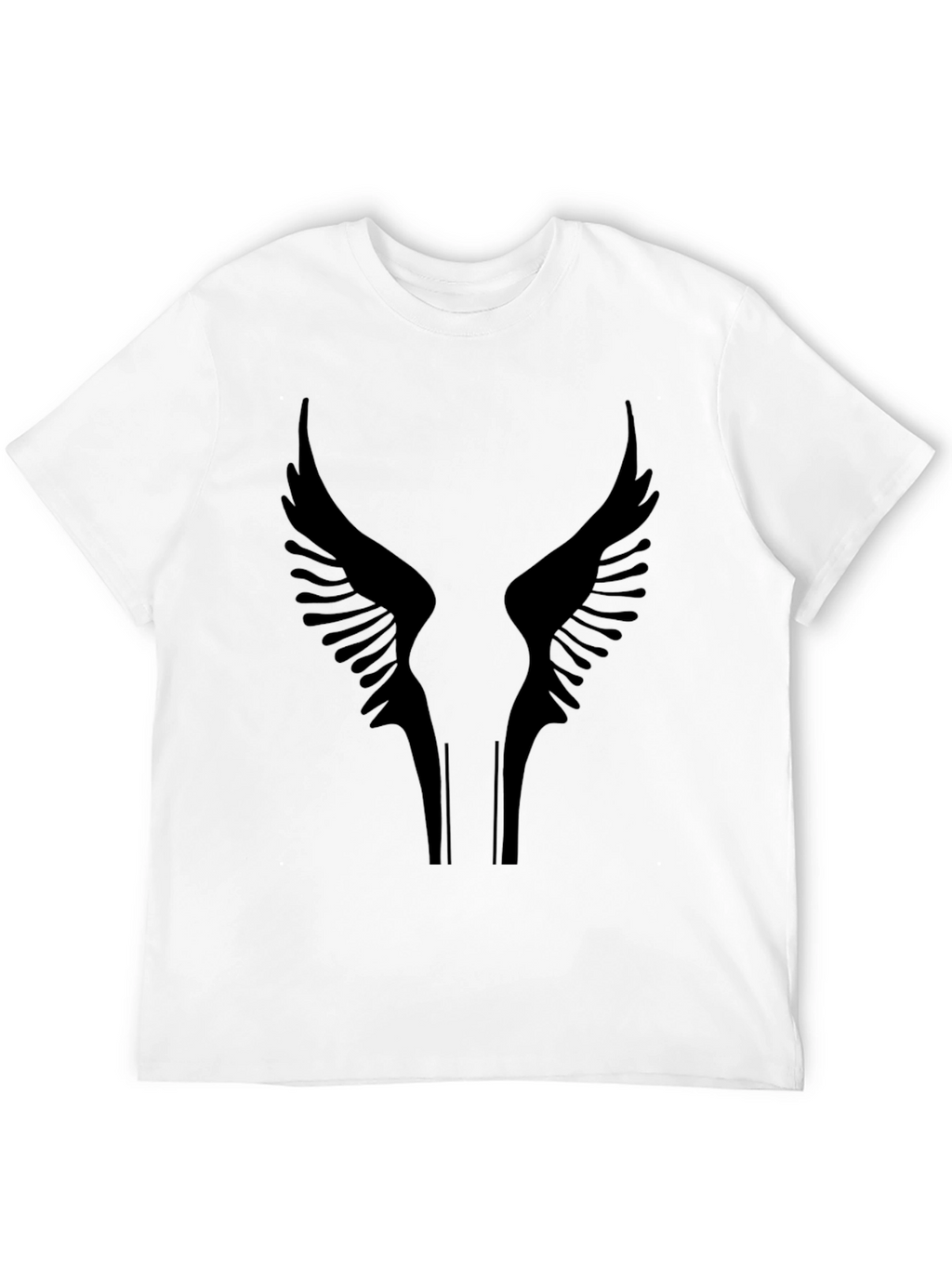 Black Wings Graphic Tee - Stylish Mens T-Shirt