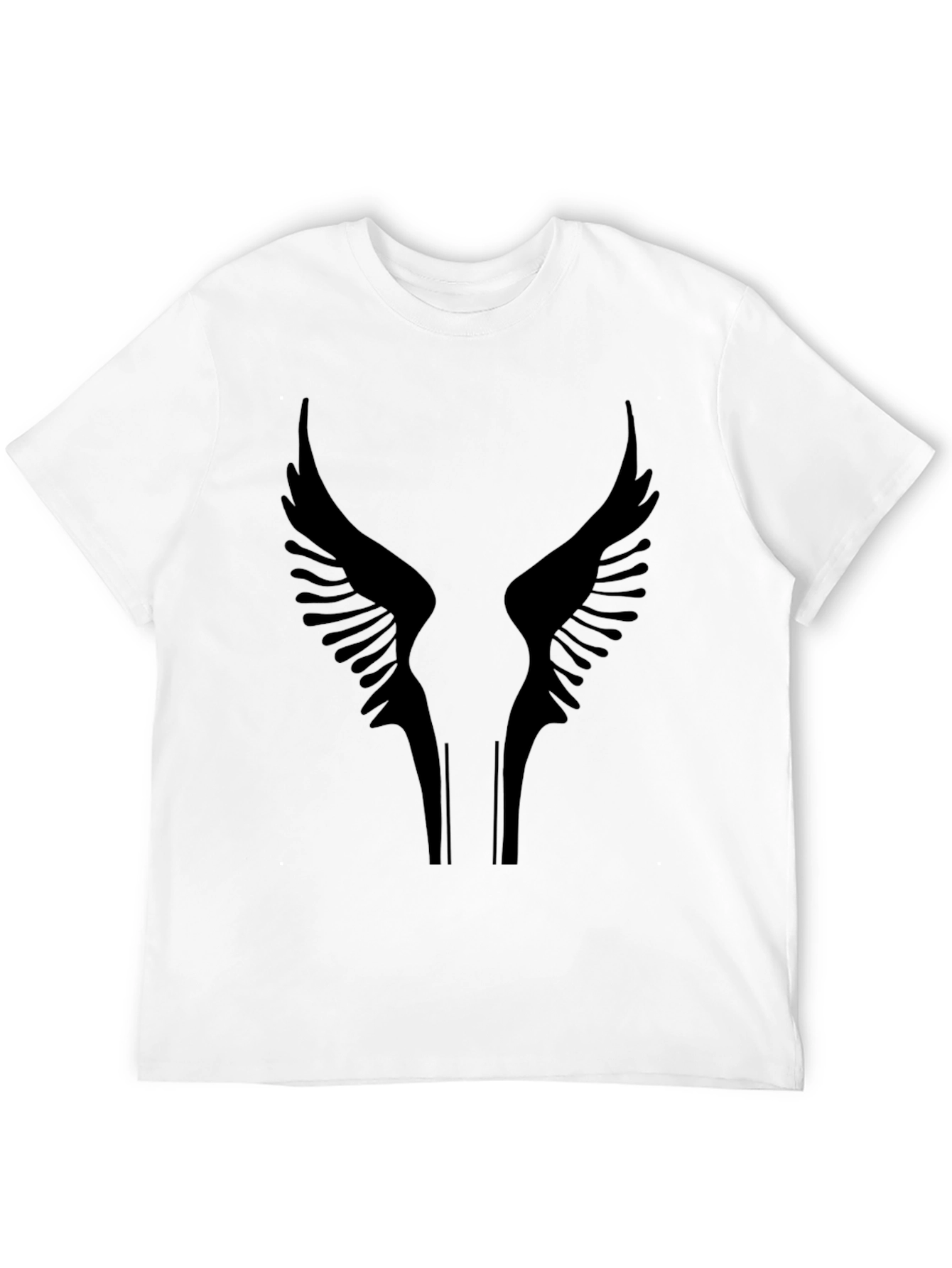 Black Wings Graphic Tee - Stylish Mens T-Shirt