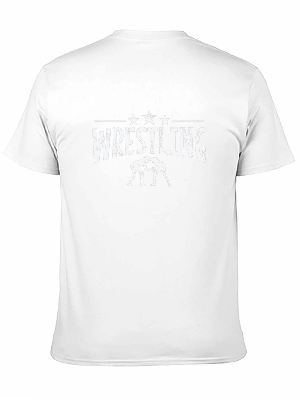 Wrestling T-Shirt - Black Cotton Blend Tee