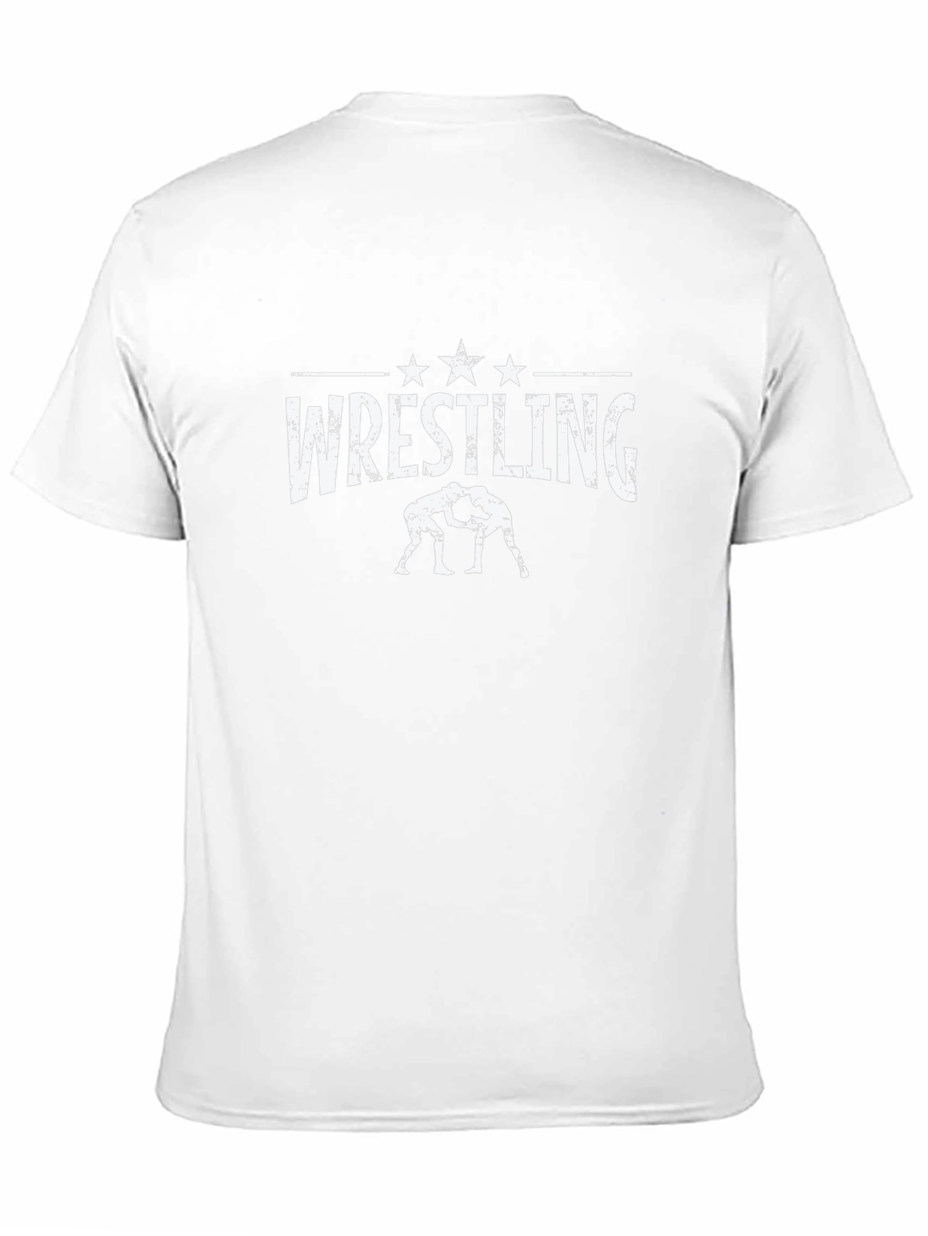 Wrestling T-Shirt - Black Cotton Blend Tee