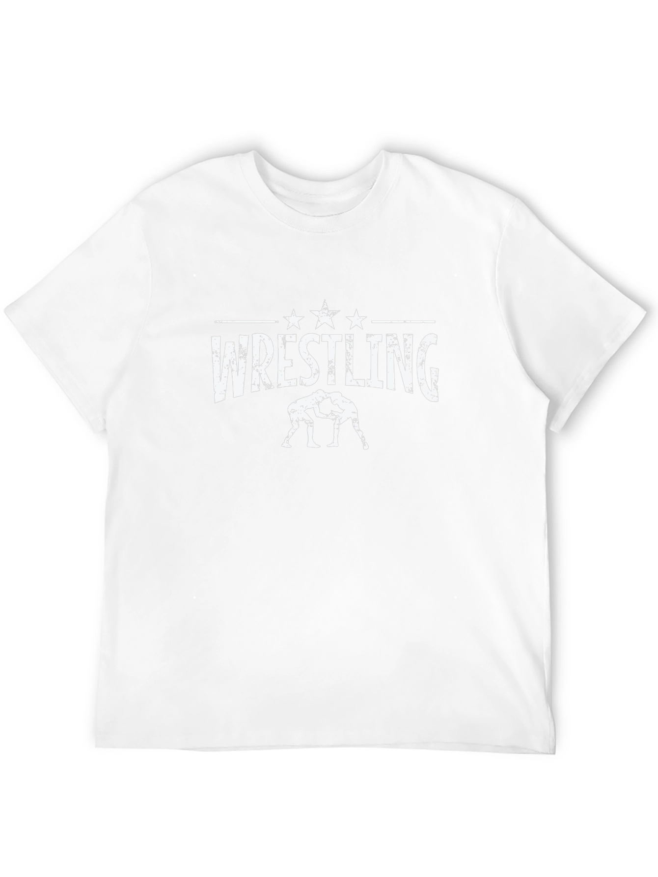 Wrestling T-Shirt - Black Cotton Blend Tee