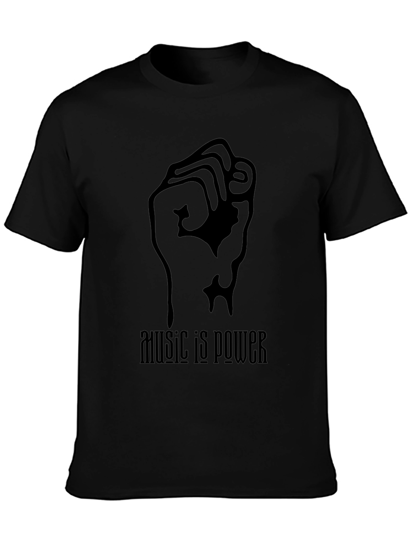 Music is Power Graphic Tee