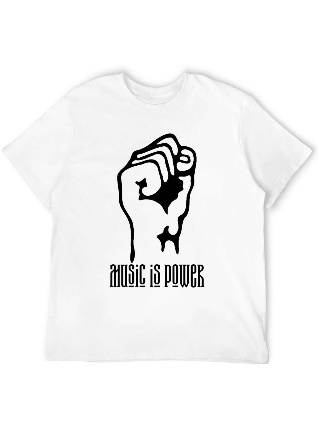 Music is Power Graphic Tee
