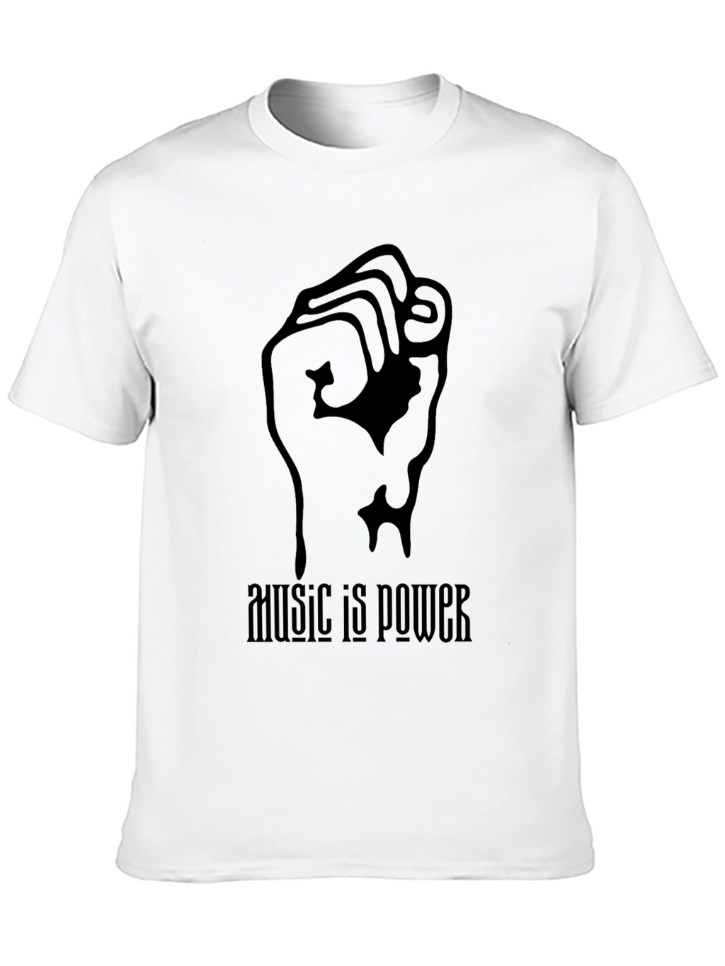 Music is Power Graphic Tee