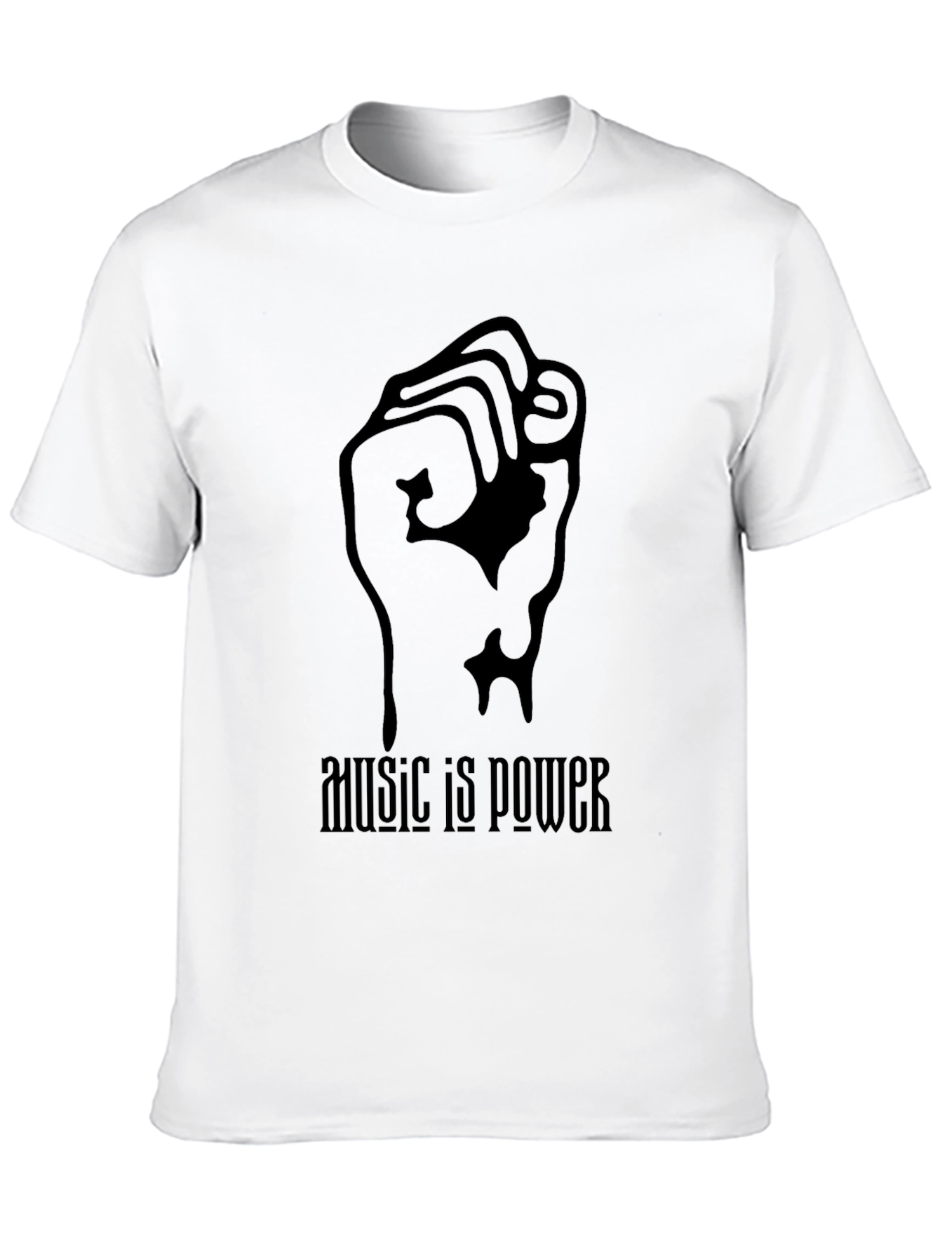 Music is Power Graphic Tee