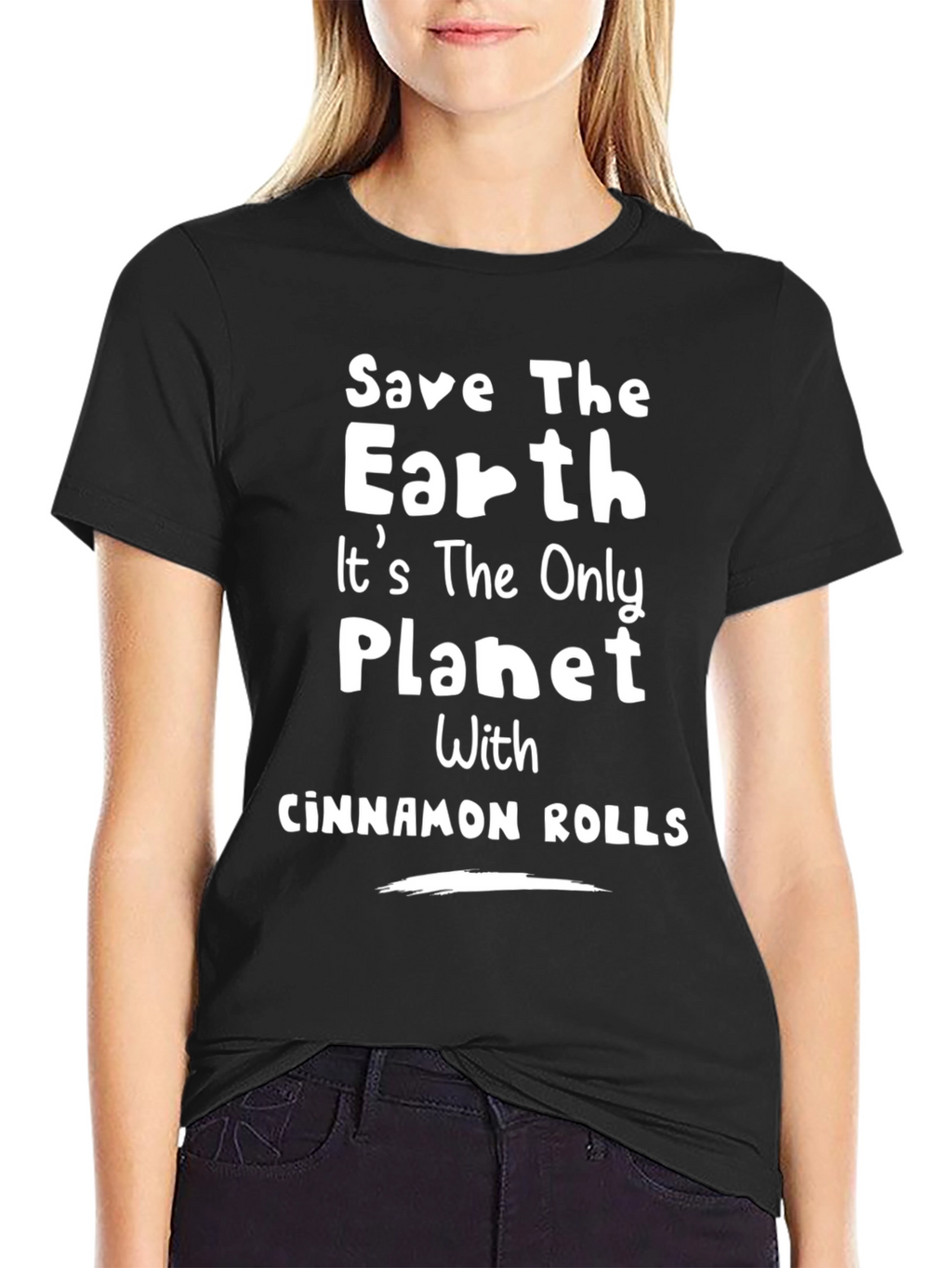 Save The Earth Cinnamon Rolls Funny Graphic T-Shirt
