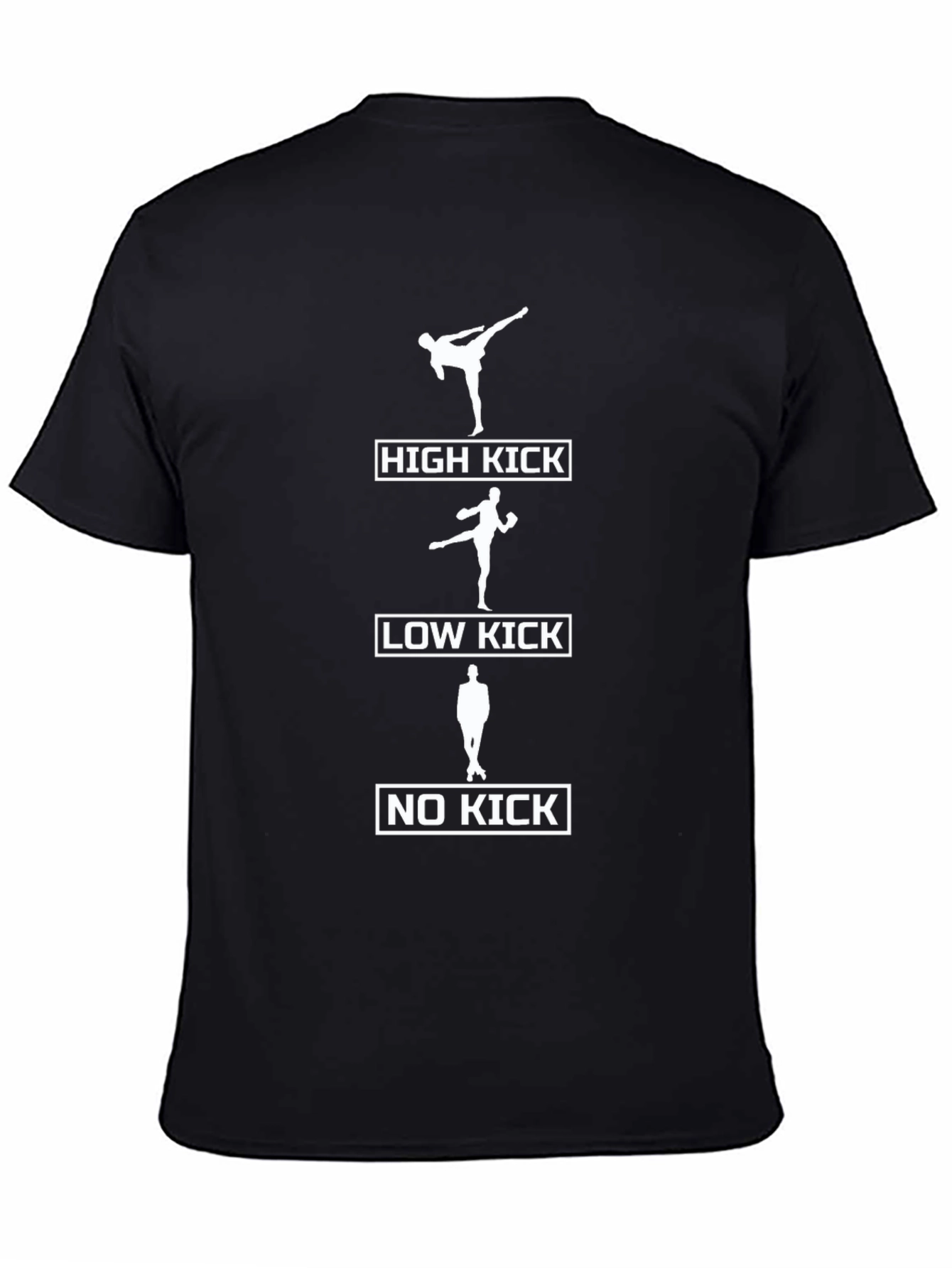 High Low No Kick Funny Martial Arts T-Shirt