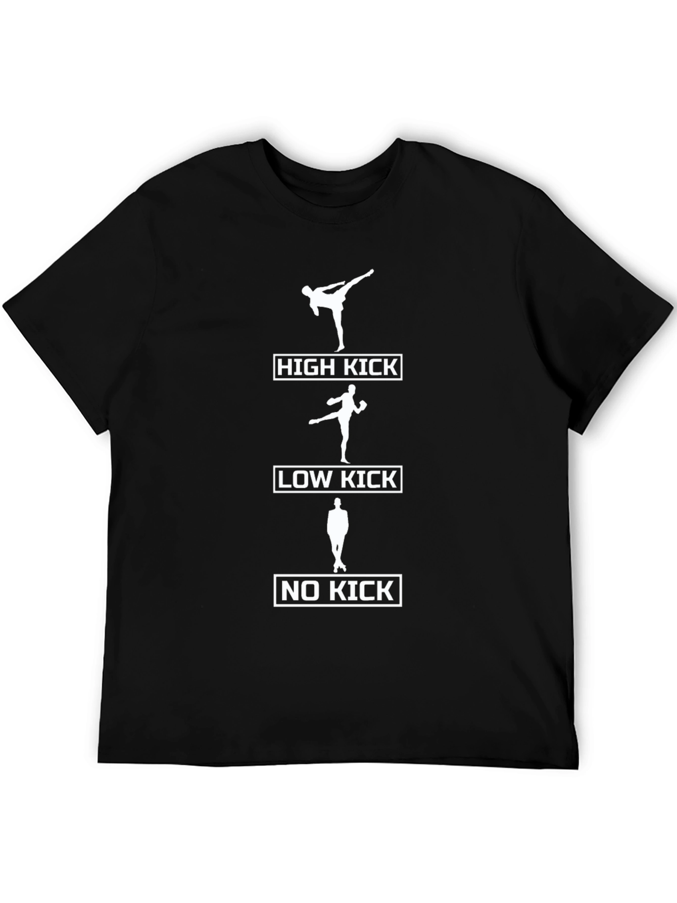 High Low No Kick Funny Martial Arts T-Shirt