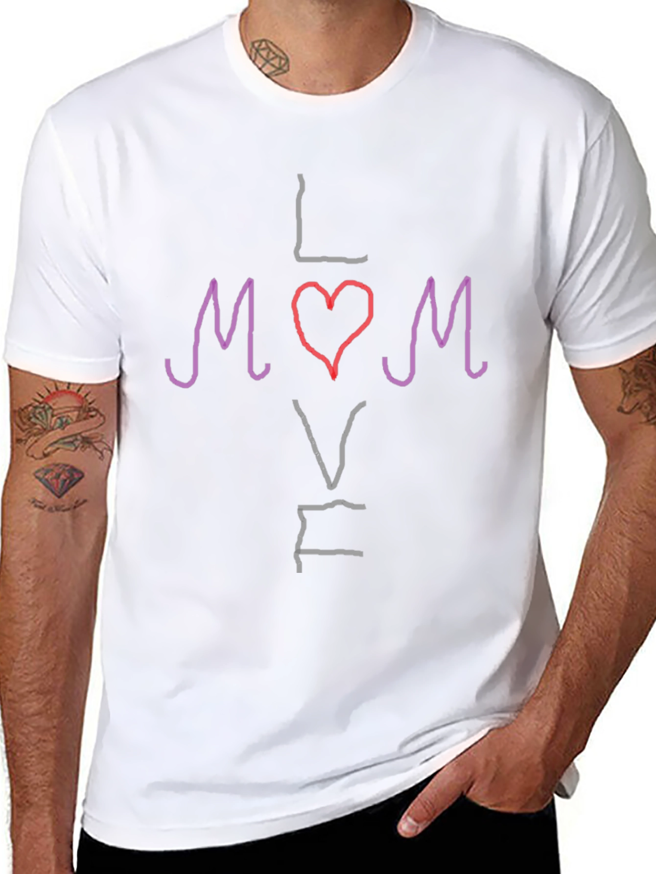 Love Mom T-Shirt - Cute Mothers Day Gift