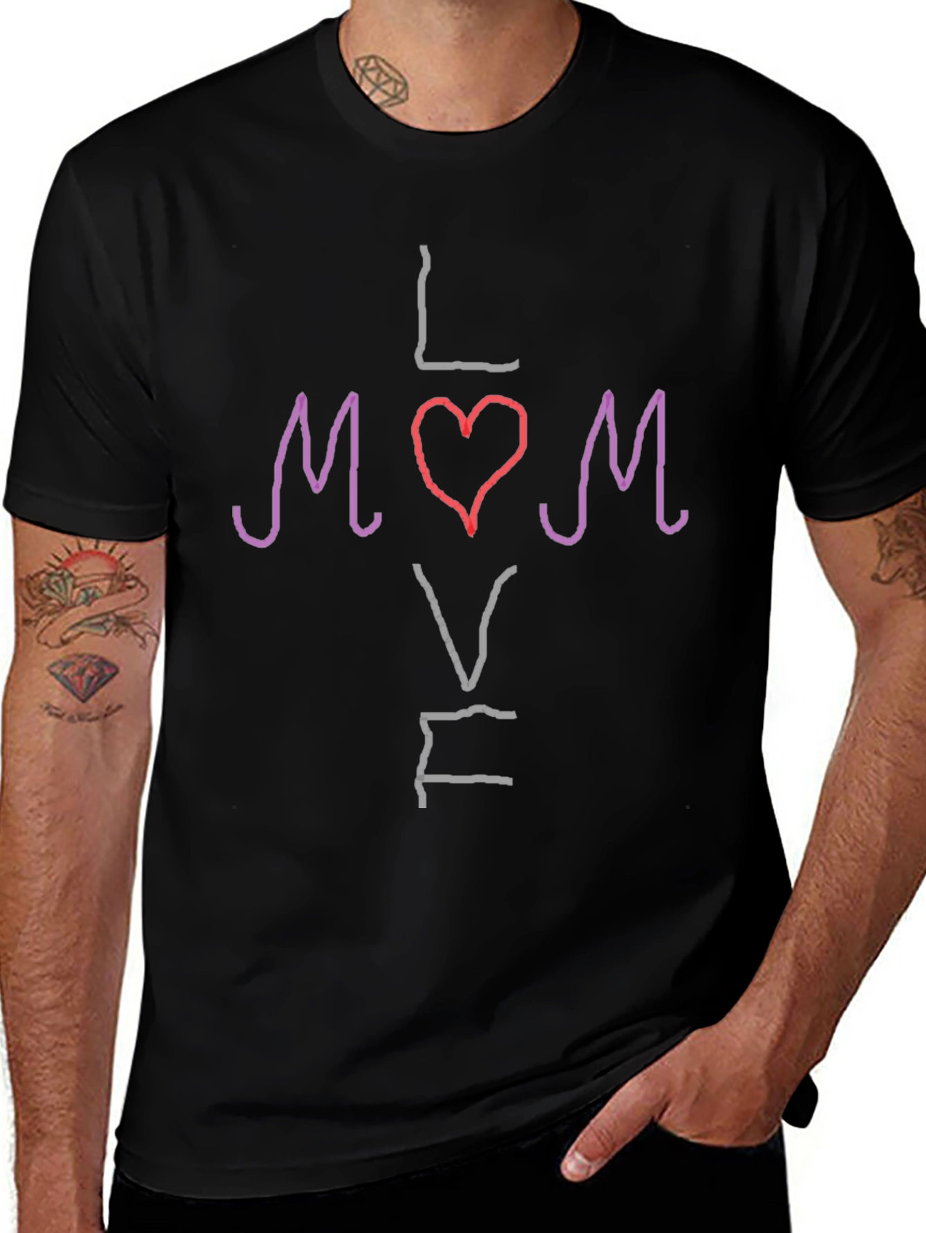 Love Mom T-Shirt - Cute Mothers Day Gift