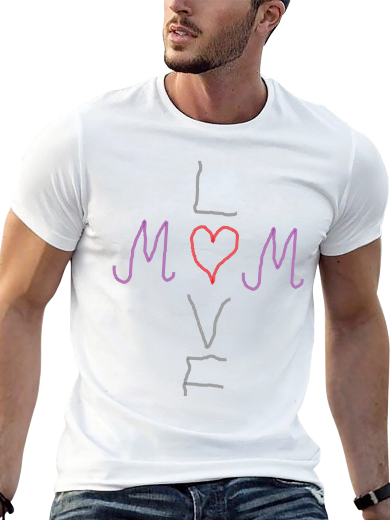 Love Mom T-Shirt - Cute Mothers Day Gift