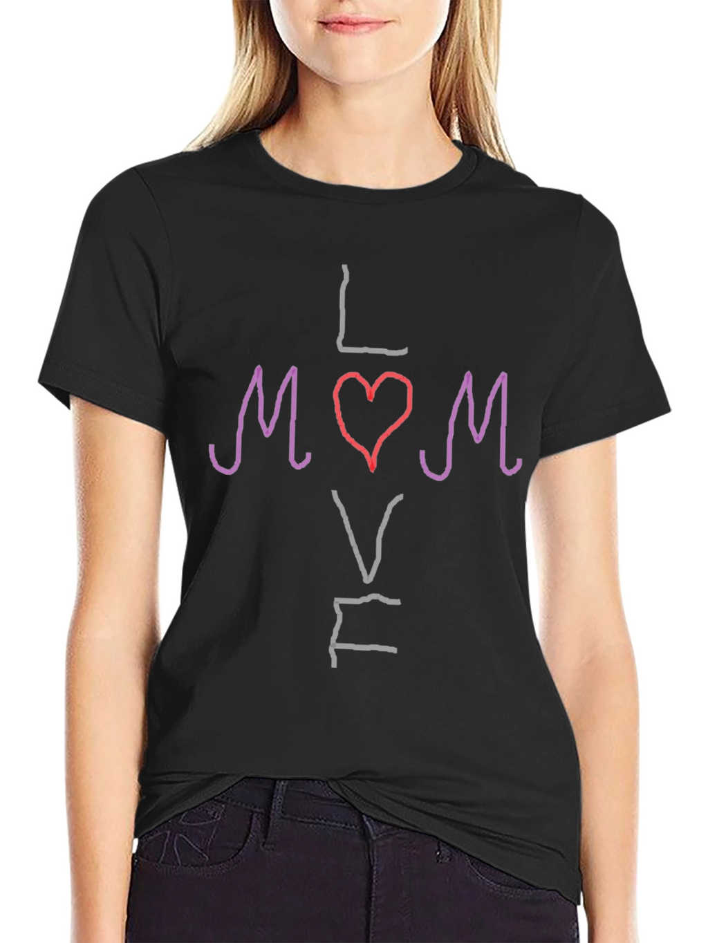 Love Mom T-Shirt - Cute Mothers Day Gift