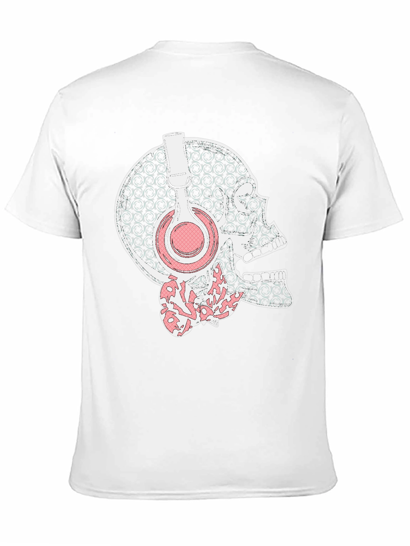 Skull With Headphones Graphic Tee