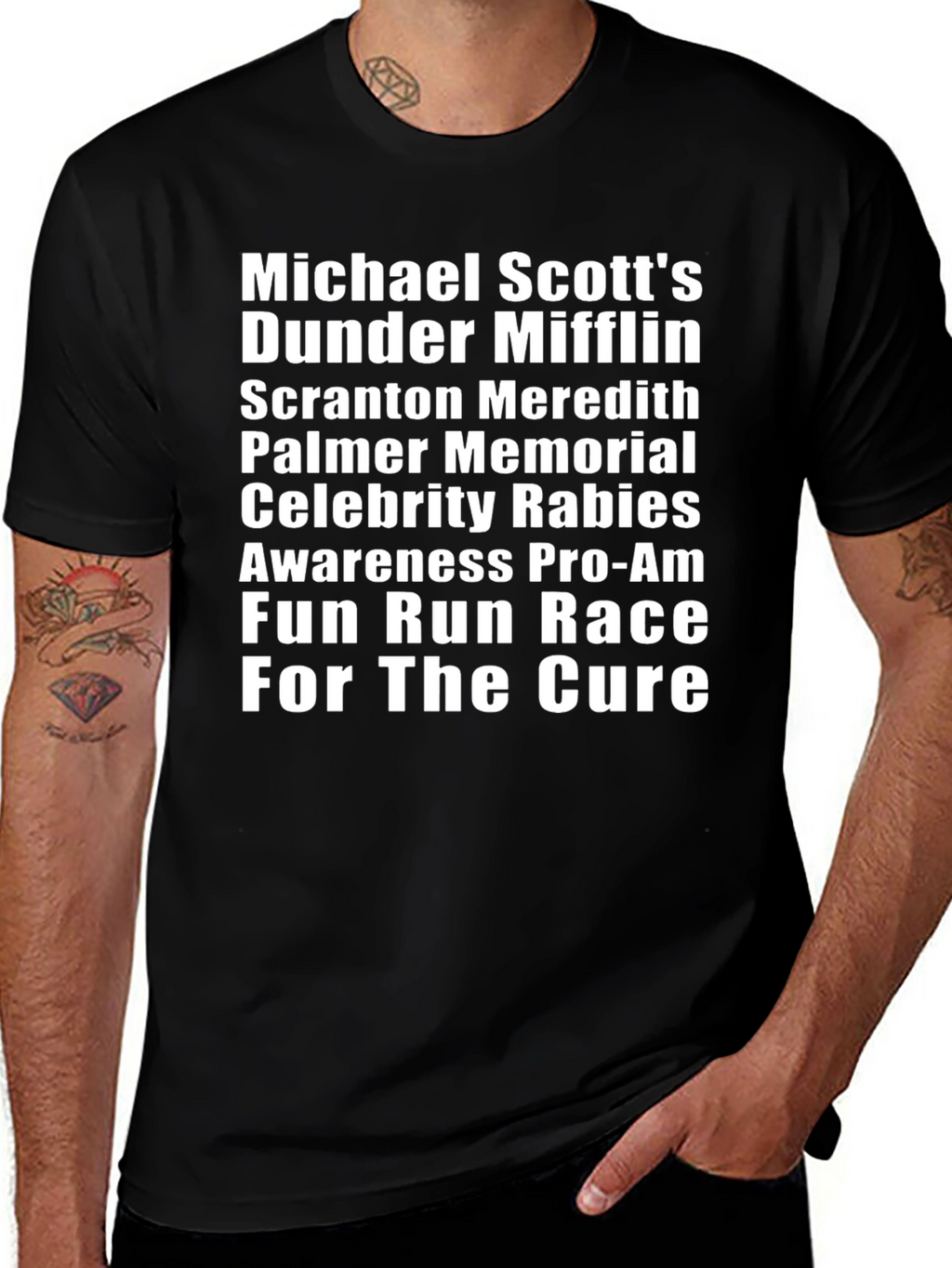 The Office Fun Run T-Shirt - Rabies Awareness