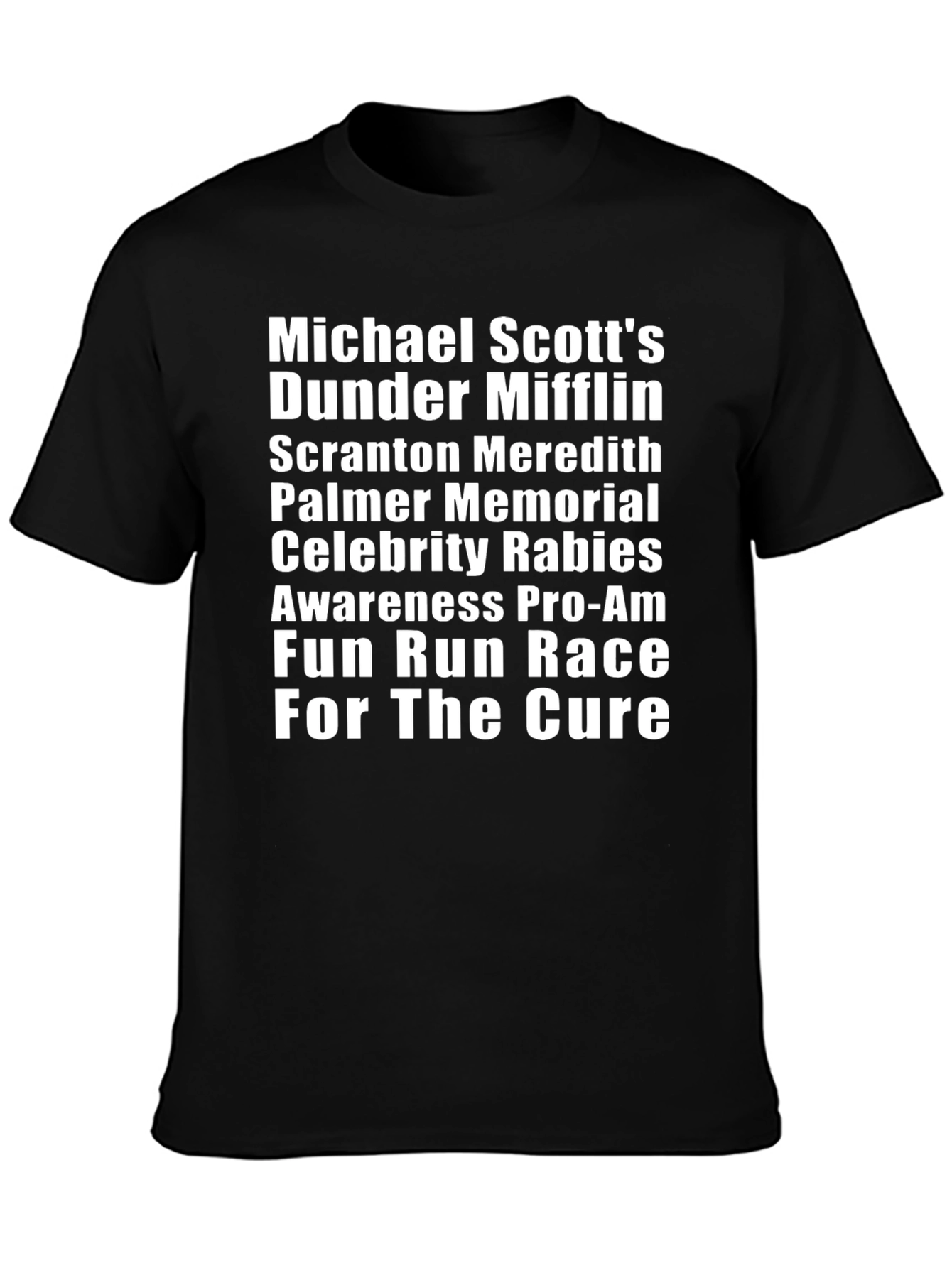 The Office Fun Run T-Shirt - Rabies Awareness