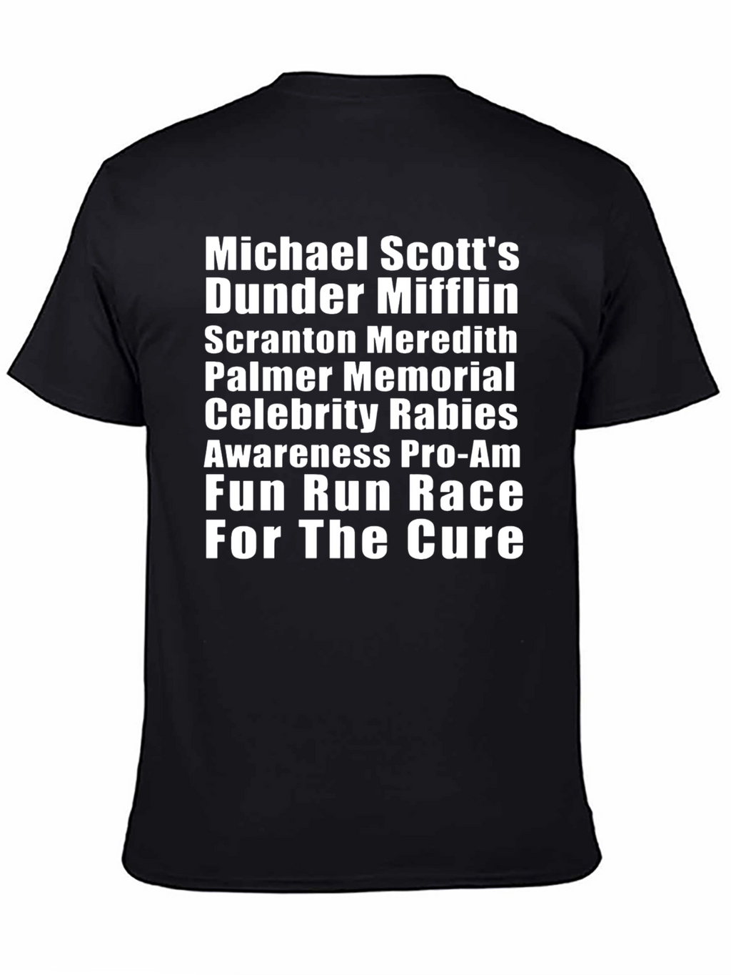 The Office Fun Run T-Shirt - Rabies Awareness