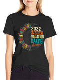 2022 Family Vacation Sunflower Tee